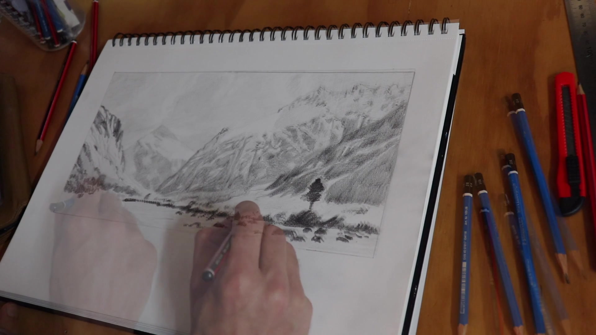 Step 3 — Colour Study Importance (video frame from the lesson)