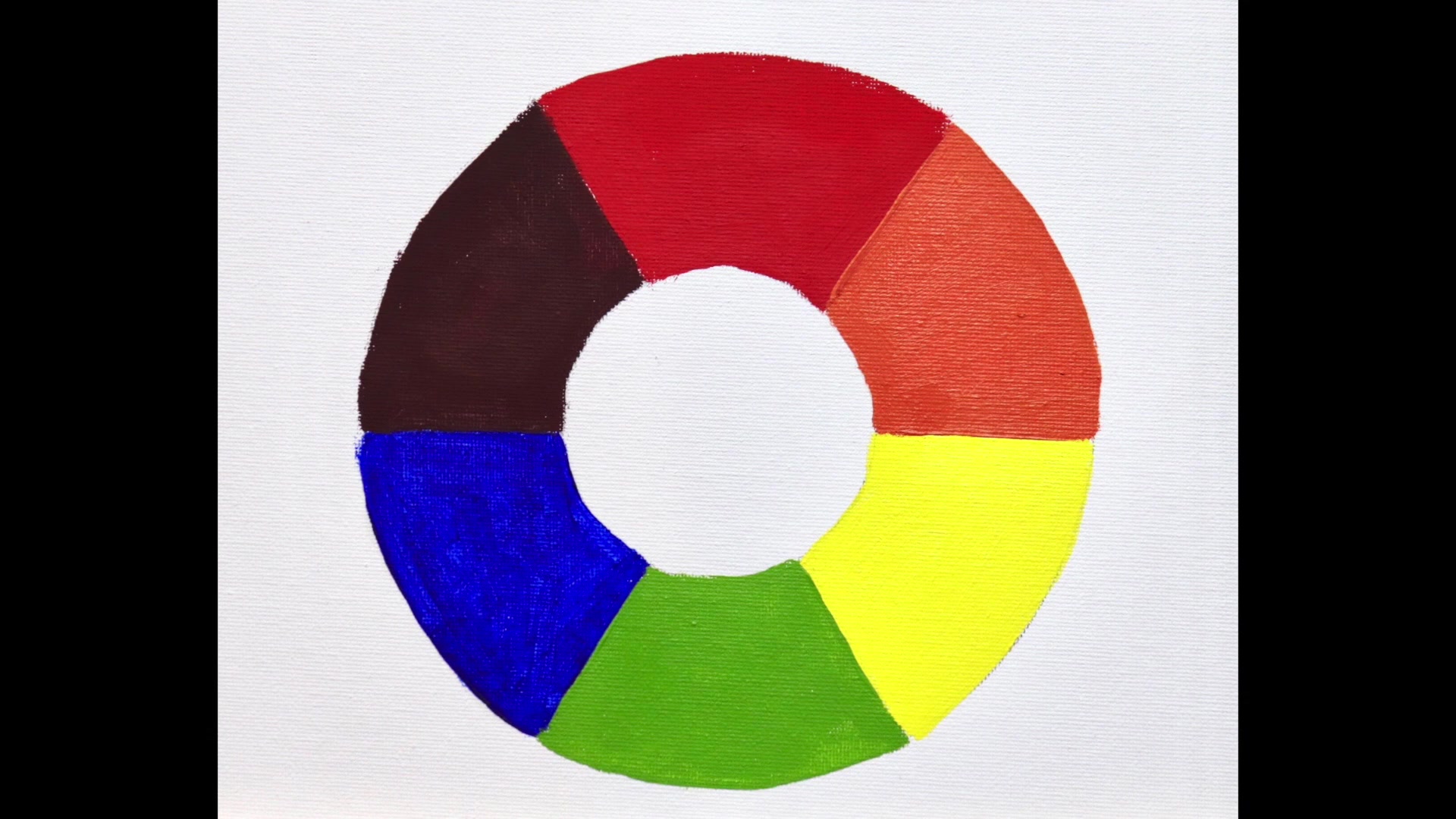 Step 7 — Colour Wheel and Complementary Colours (video frame from the lesson)