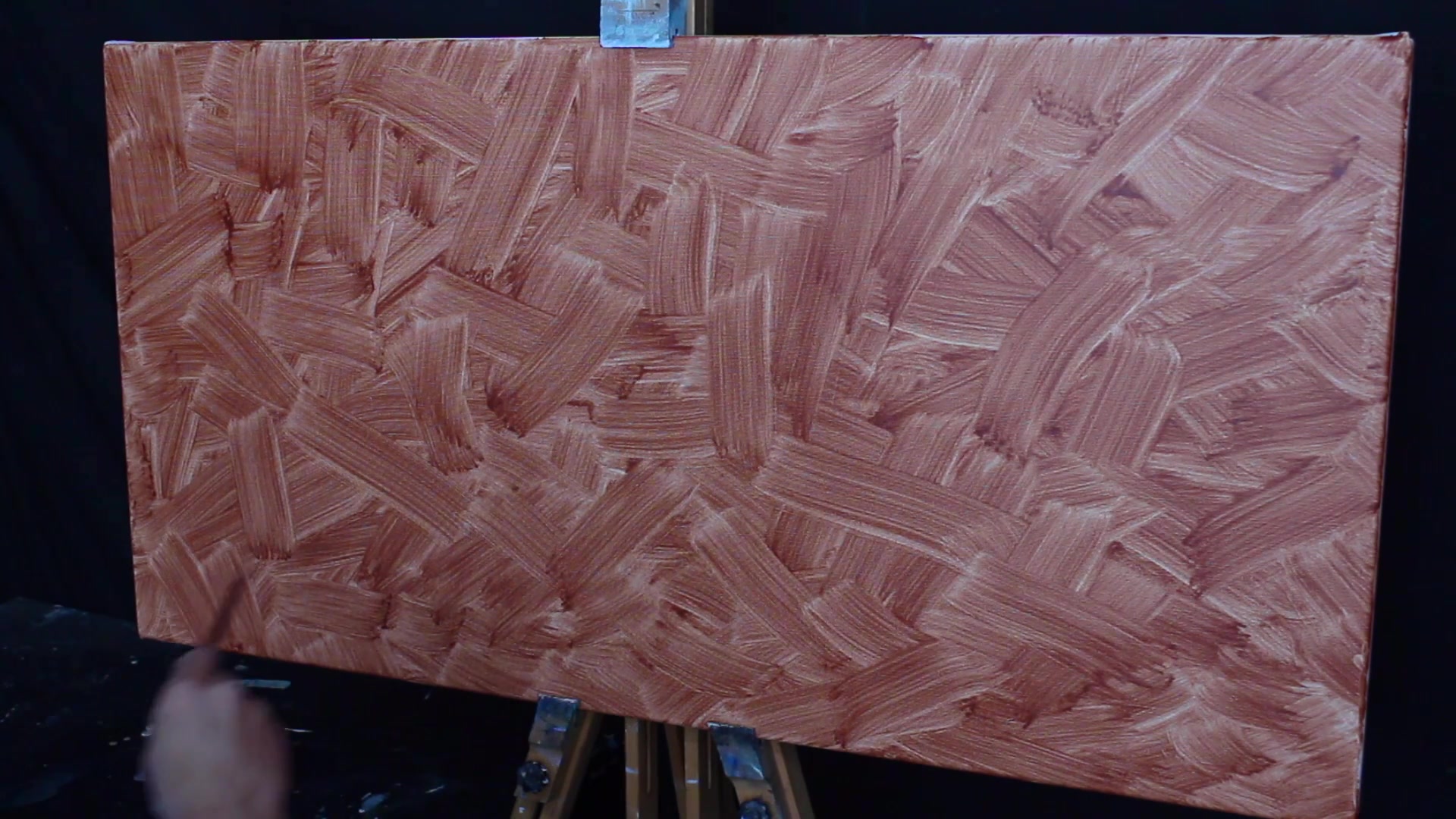Step 9 — Sketching the Composition (video frame from the lesson)