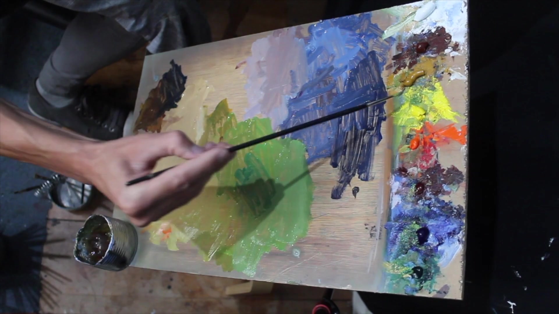Step 50 — Final Grass Highlights (video frame from the lesson)