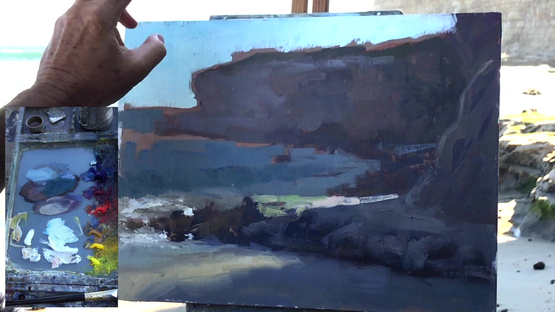 Step 11 — Final adjustments and highlights (video frame from the lesson)