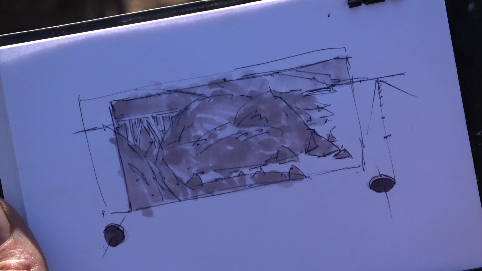 Step 7 — 60% Value and Shadow Patterns (video frame from the lesson)