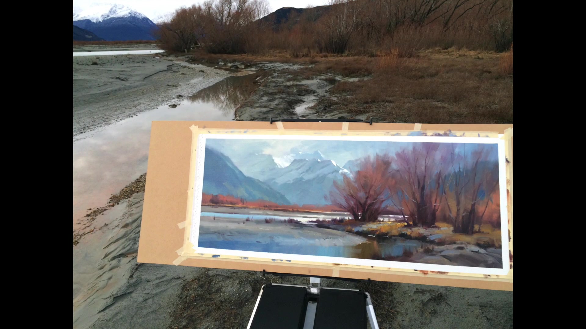 Step 2 — Edge Treatment and Contrast (video frame from the lesson)