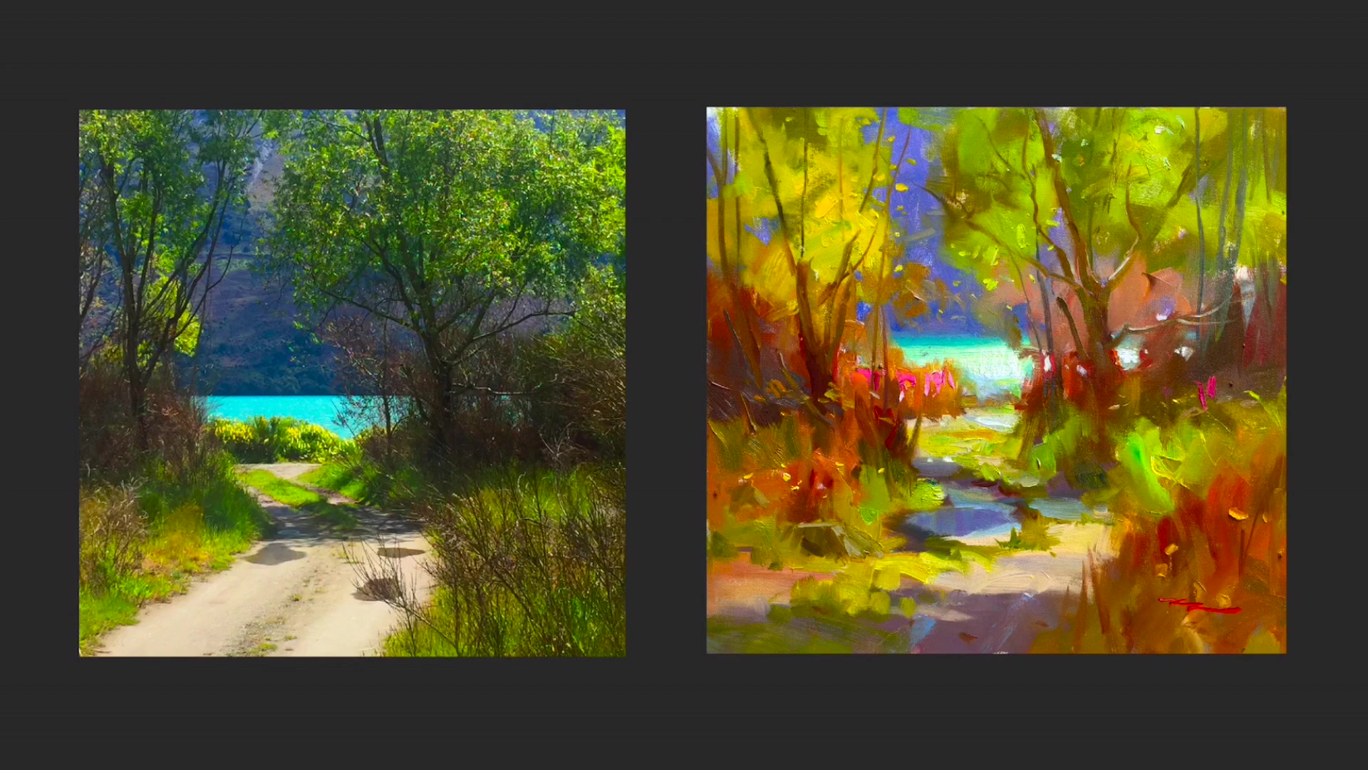 Step 6 — Color Intensity and Personal Taste (video frame from the lesson)