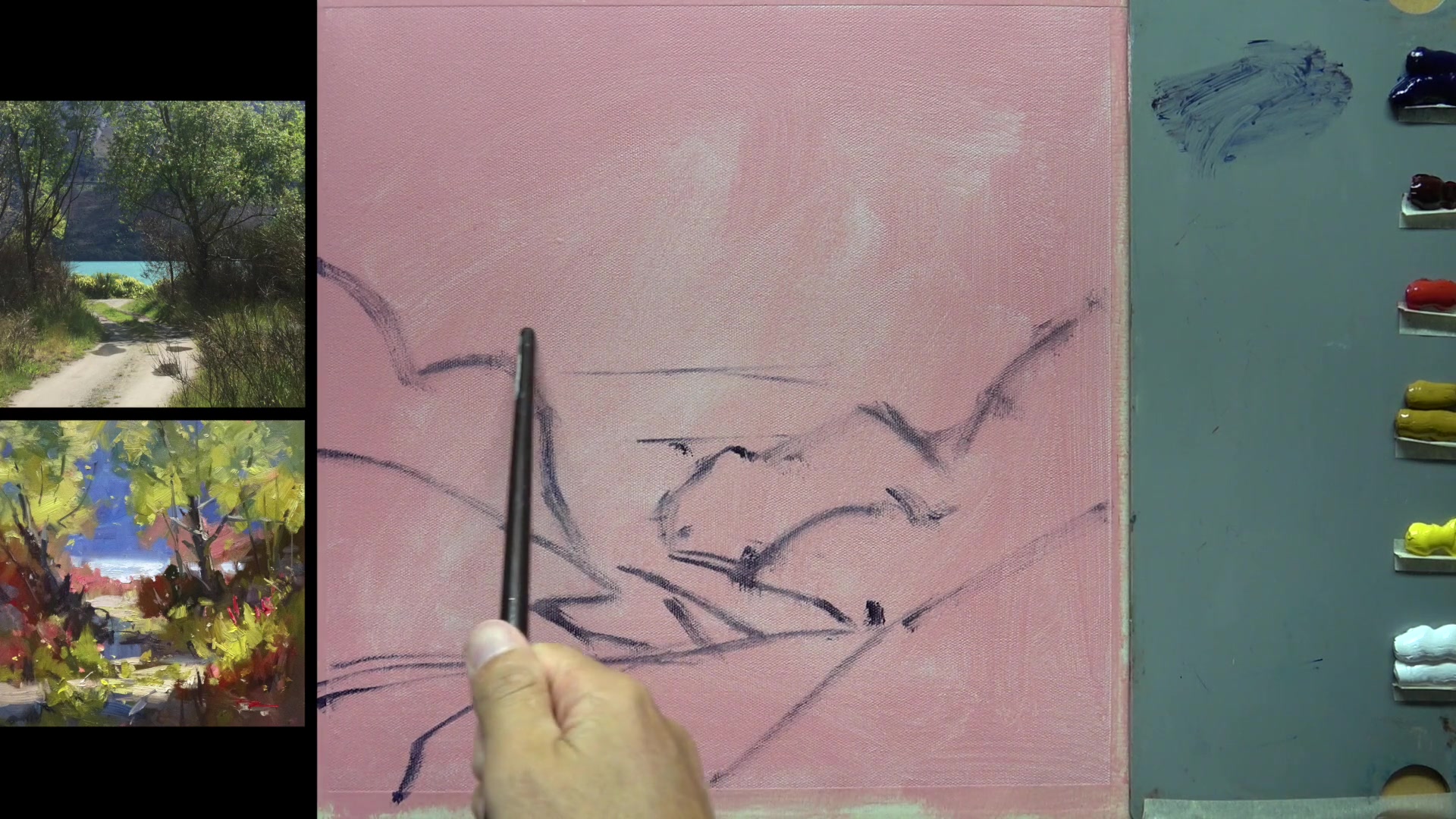 Step 11 — Variety in Shapes and Shadows (video frame from the lesson)