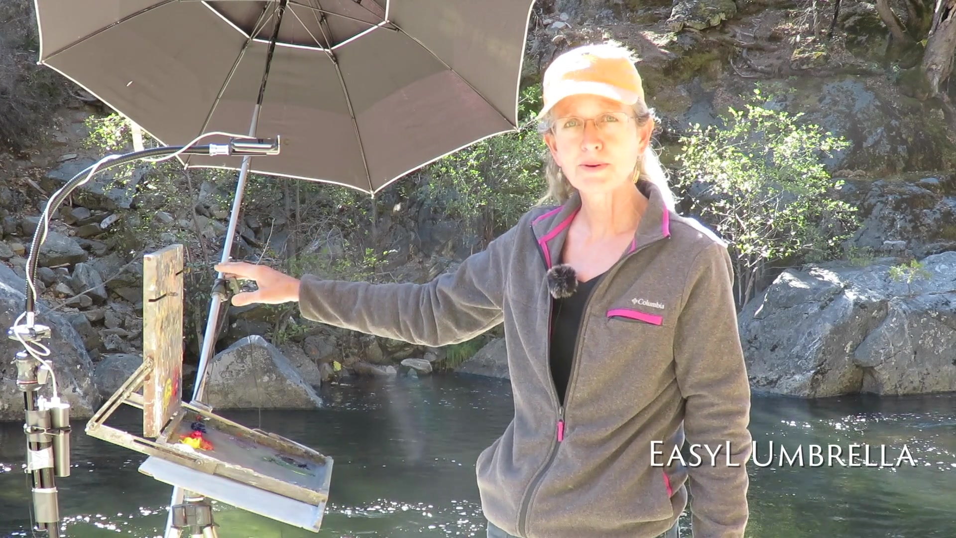 Step 12 — Umbrella and Sketchbook Importance (video frame from the lesson)