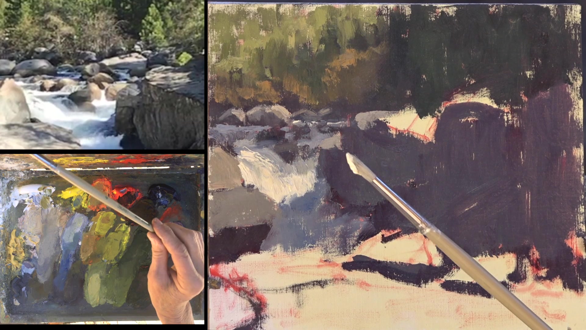 Step 26 — Maintaining Motion in Water (video frame from the lesson)