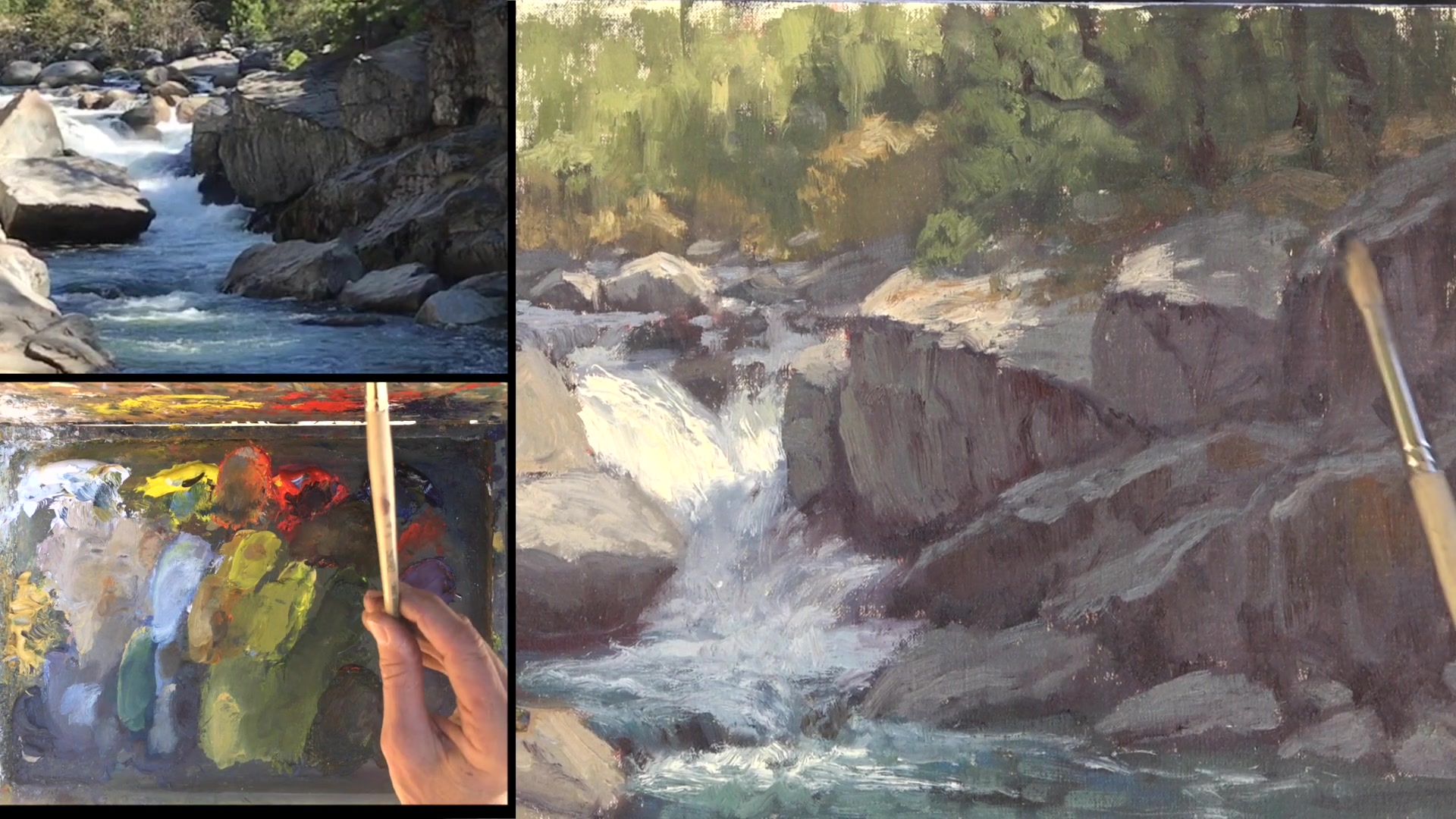 Step 44 — Final Outdoor Touches (video frame from the lesson)