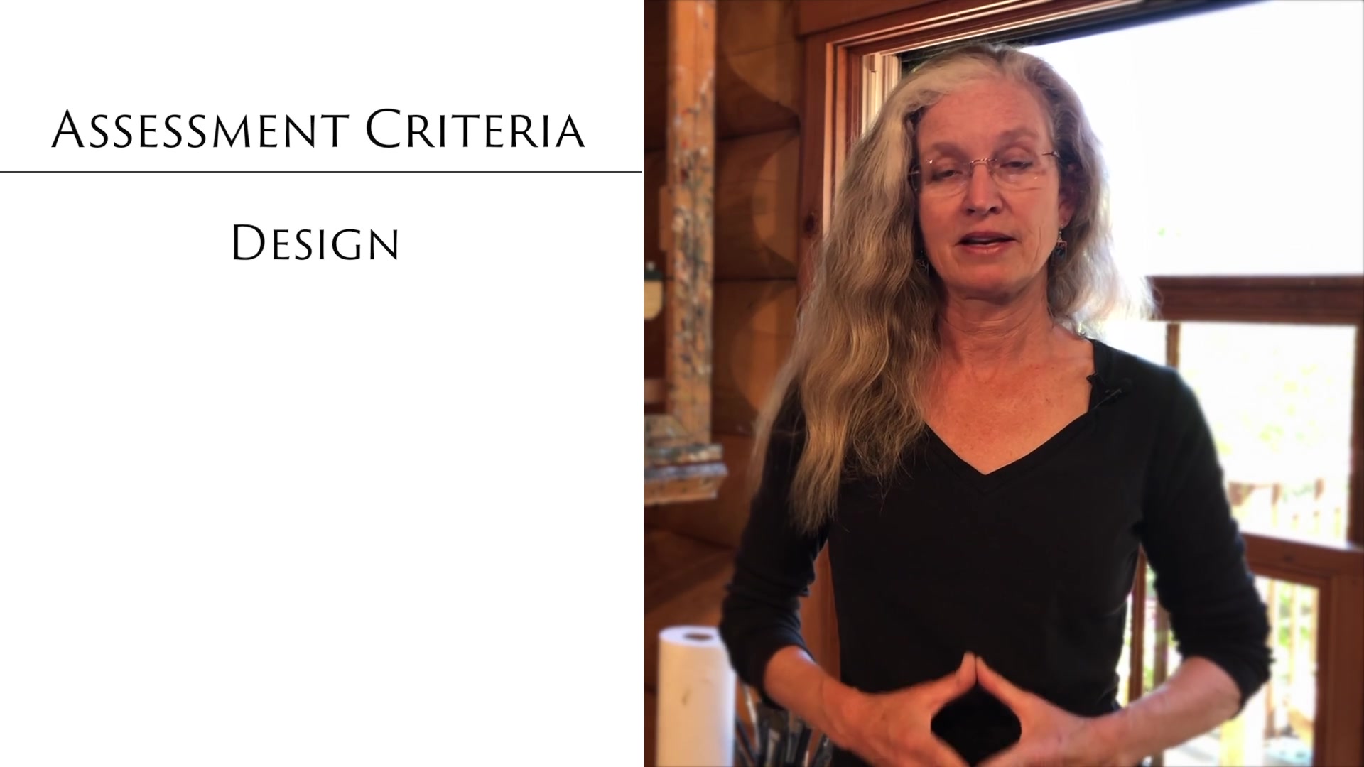 Step 46 — Critiquing and Improving Paintings (video frame from the lesson)