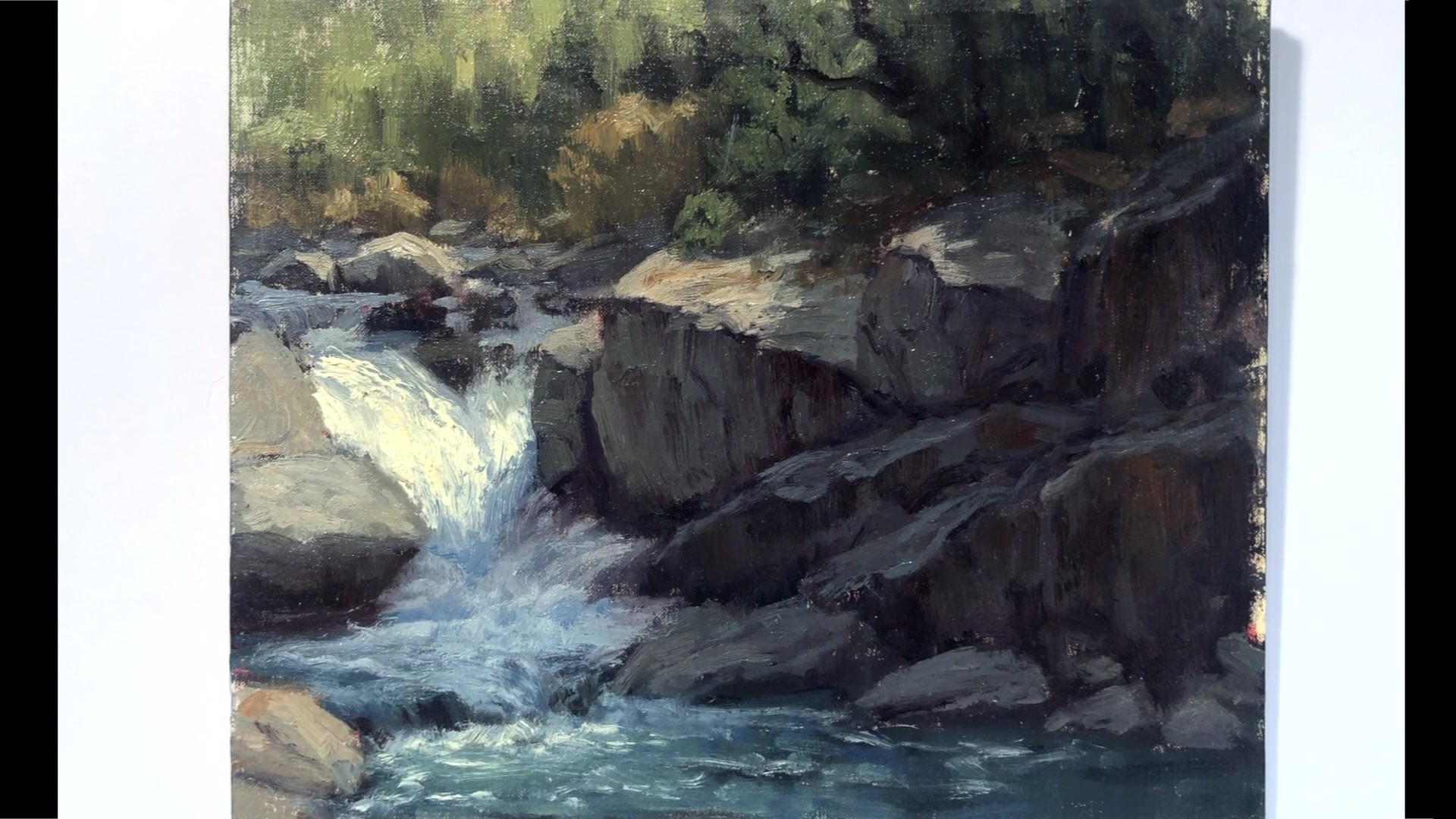 Step 49 — Adjusting Shadows and Edges (video frame from the lesson)