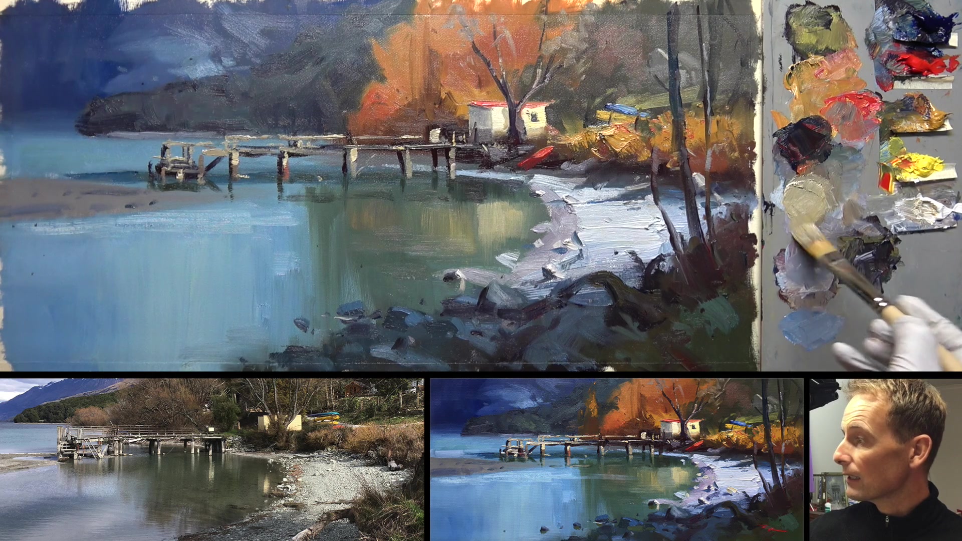Step 17 — Final touches and highlights (video frame from the lesson)