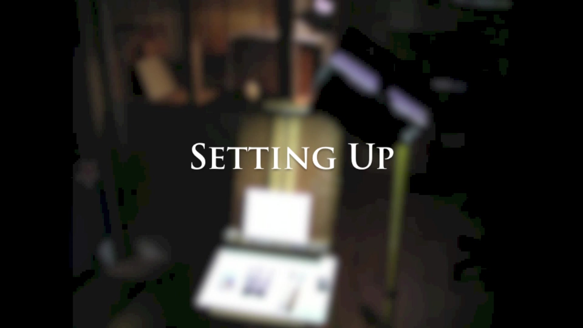 Step 1 — Setting up a simple still life (video frame from the lesson)