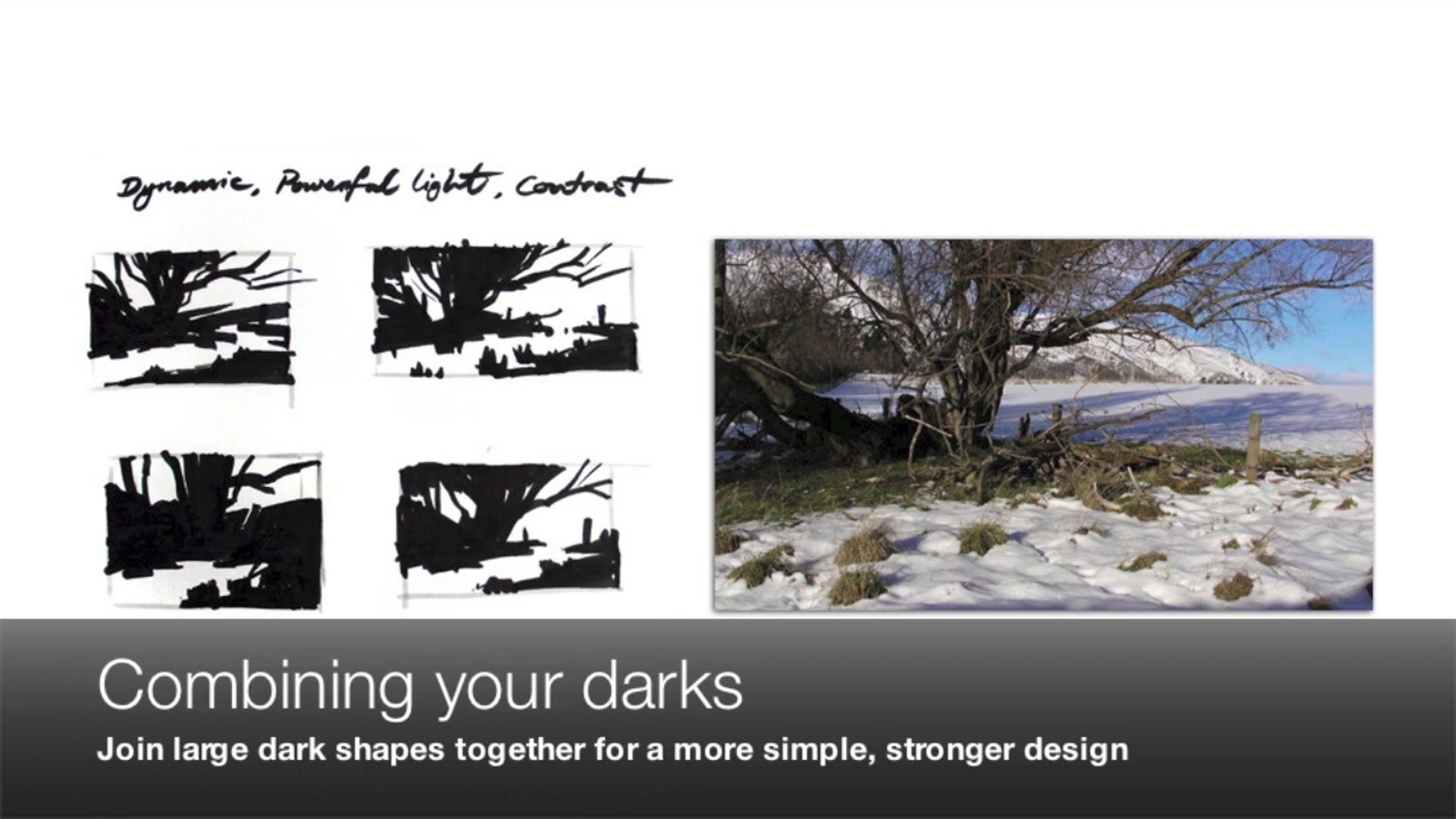 Step 1 — Common mistakes in No Tan designs (video frame from the lesson)