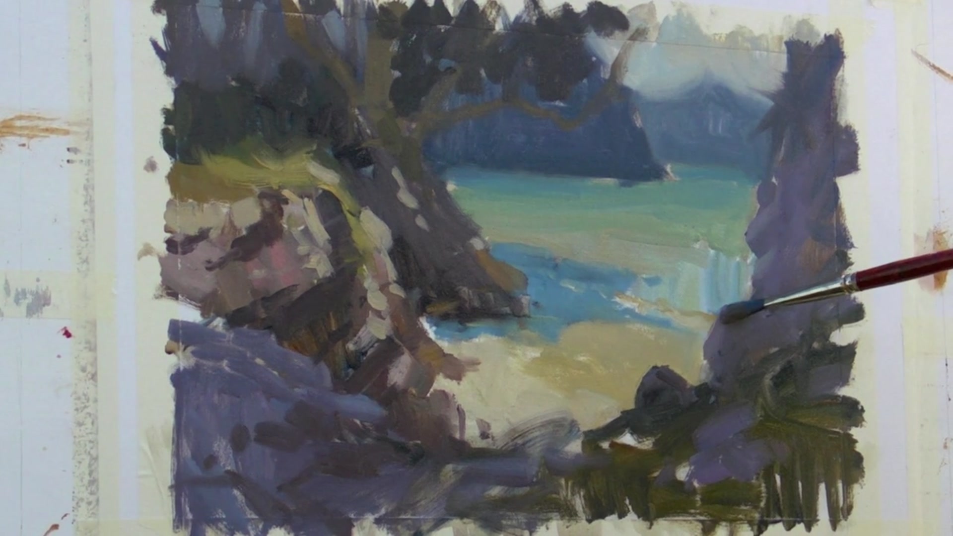 Step 10 — Reflected Light and Glowing Effect (video frame from the lesson)