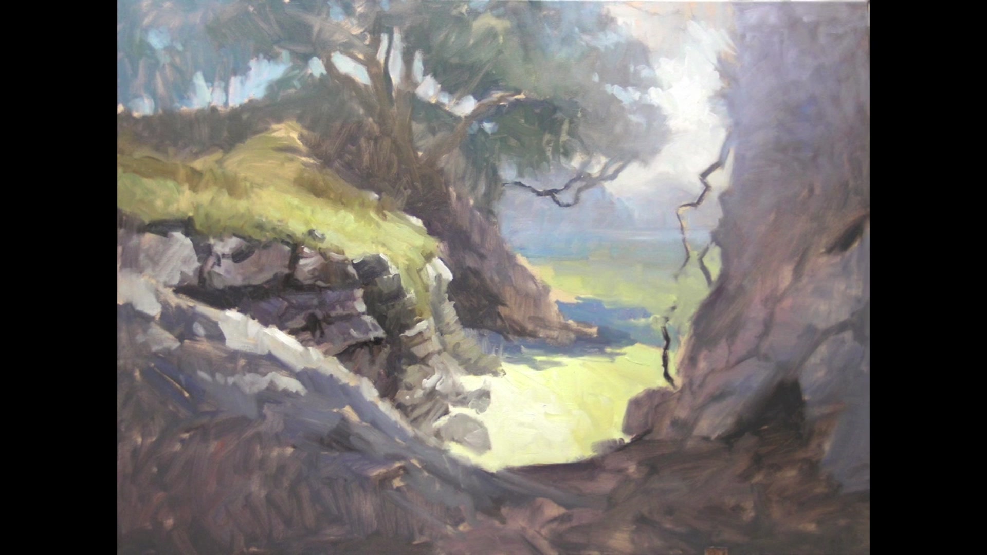 Step 20 — Achieving Glowing Light Effect (video frame from the lesson)
