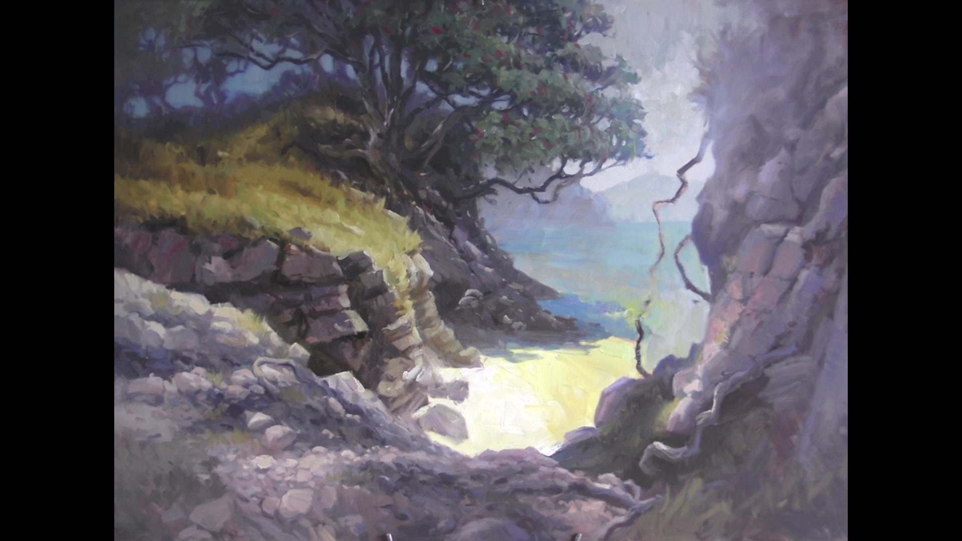 Step 22 — Final Adjustments and Water Effects (video frame from the lesson)