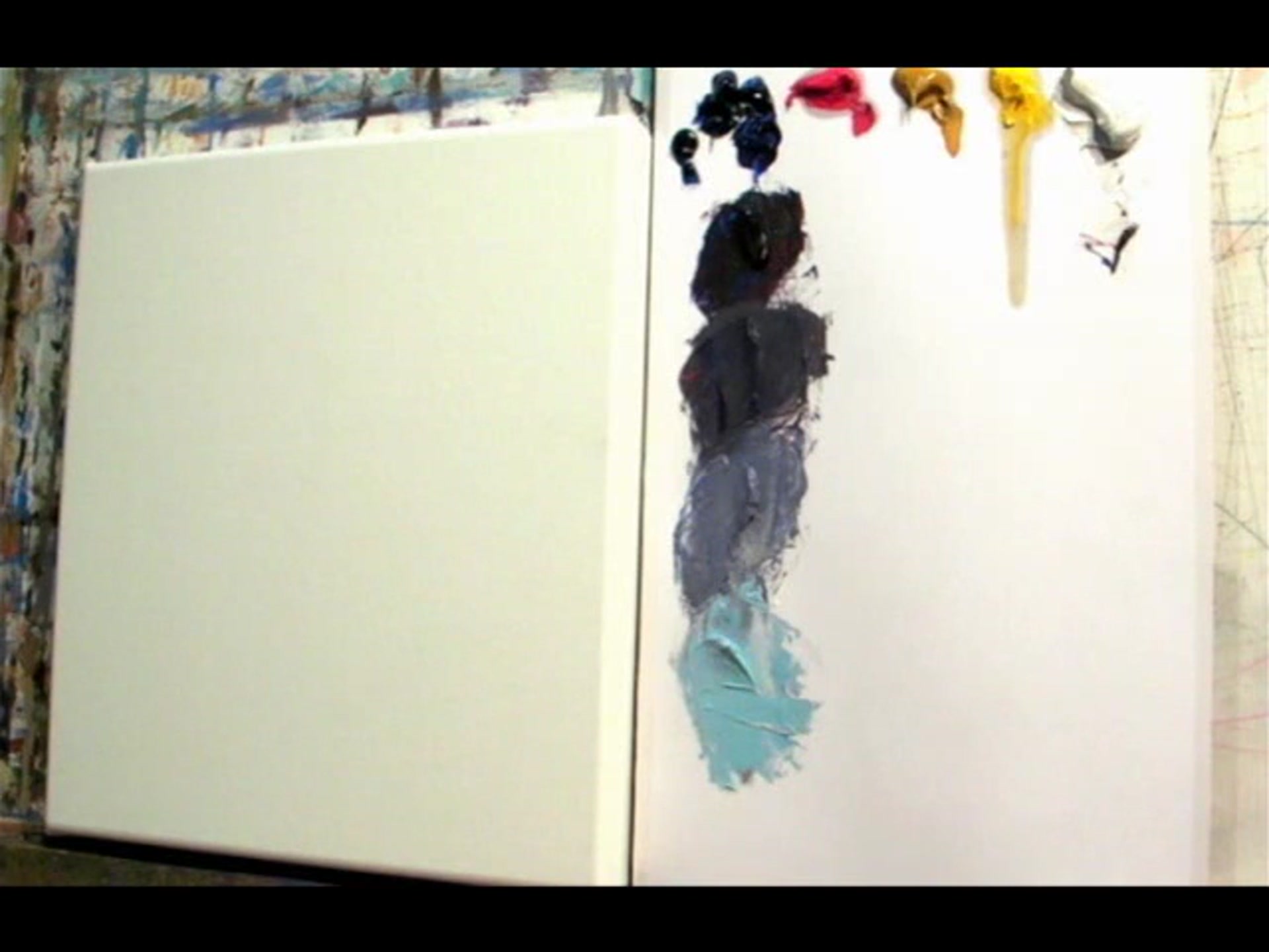 Step 6 — Foreground Color Mixing (video frame from the lesson)