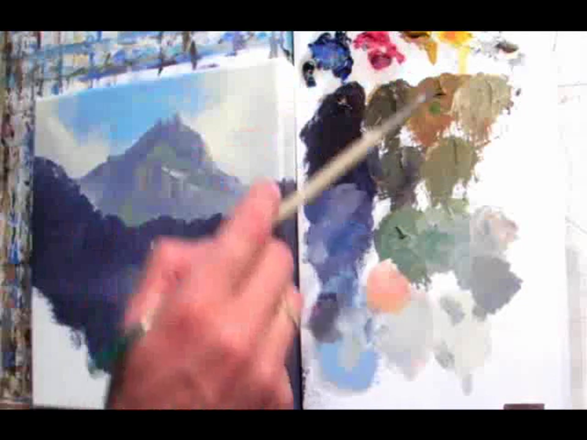 Step 16 — Foreground Tree Planning (video frame from the lesson)