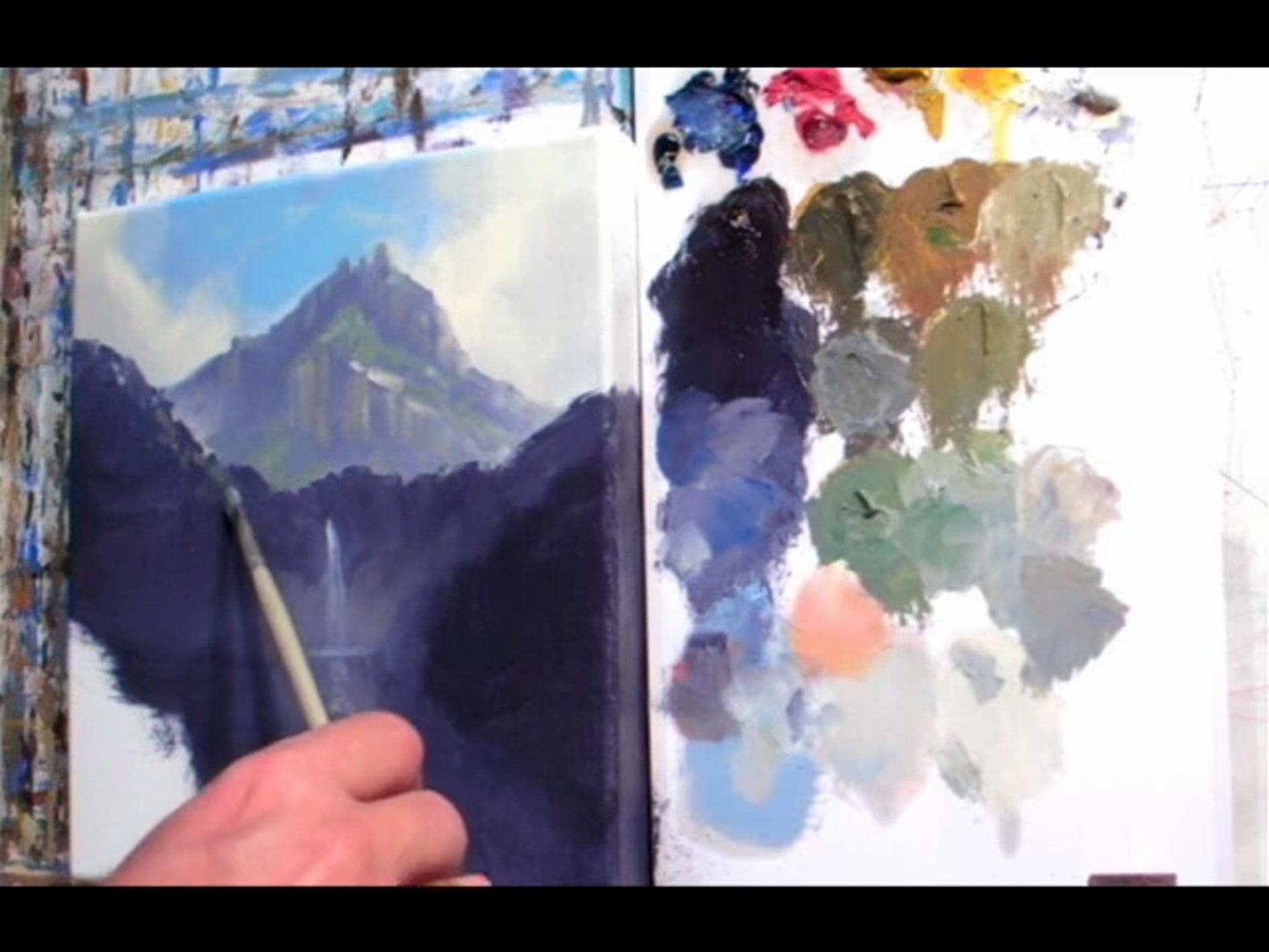 Step 17 — Headland and Reflection Techniques (video frame from the lesson)