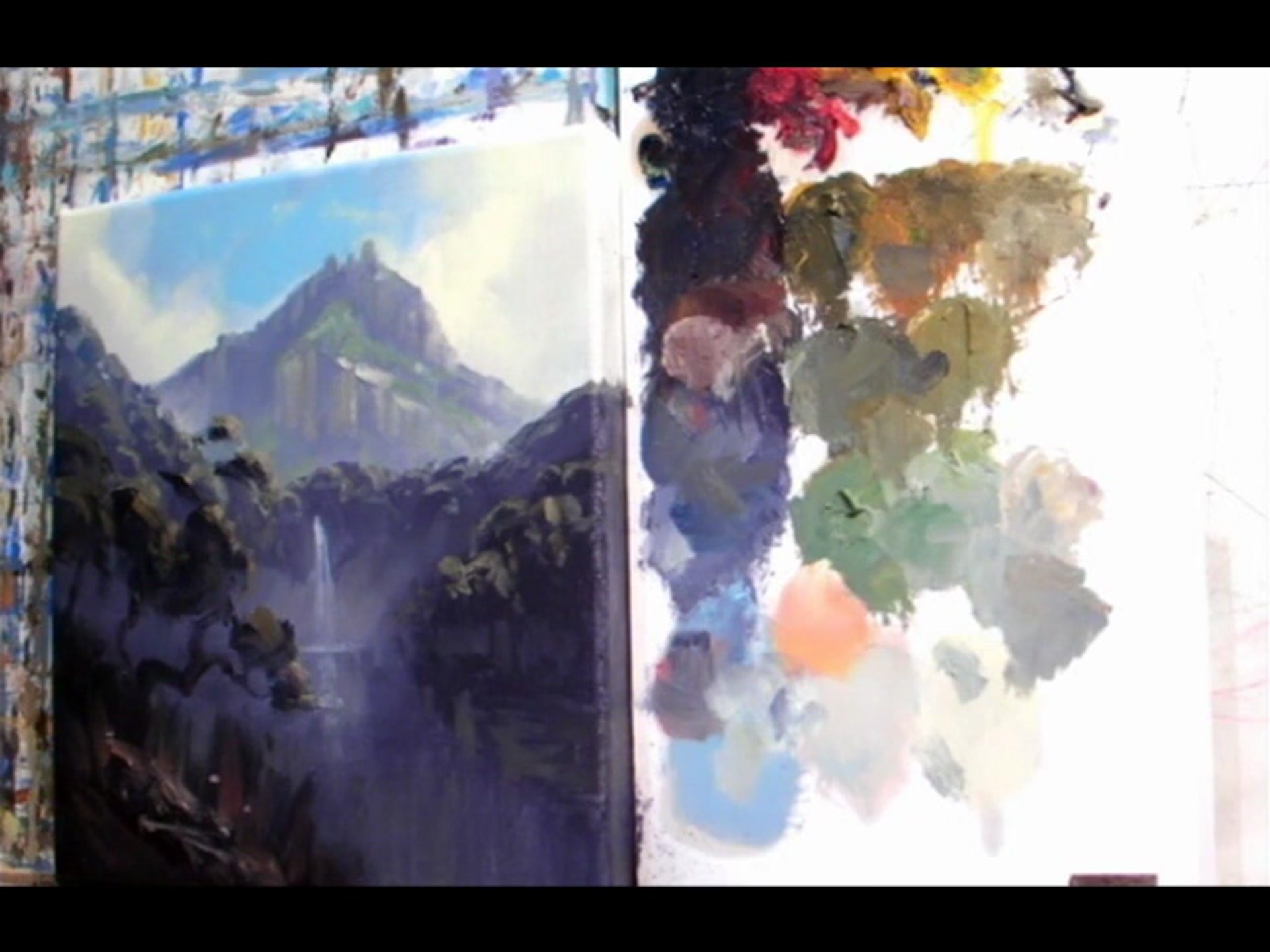 Step 19 — Tree and Reflection Details (video frame from the lesson)