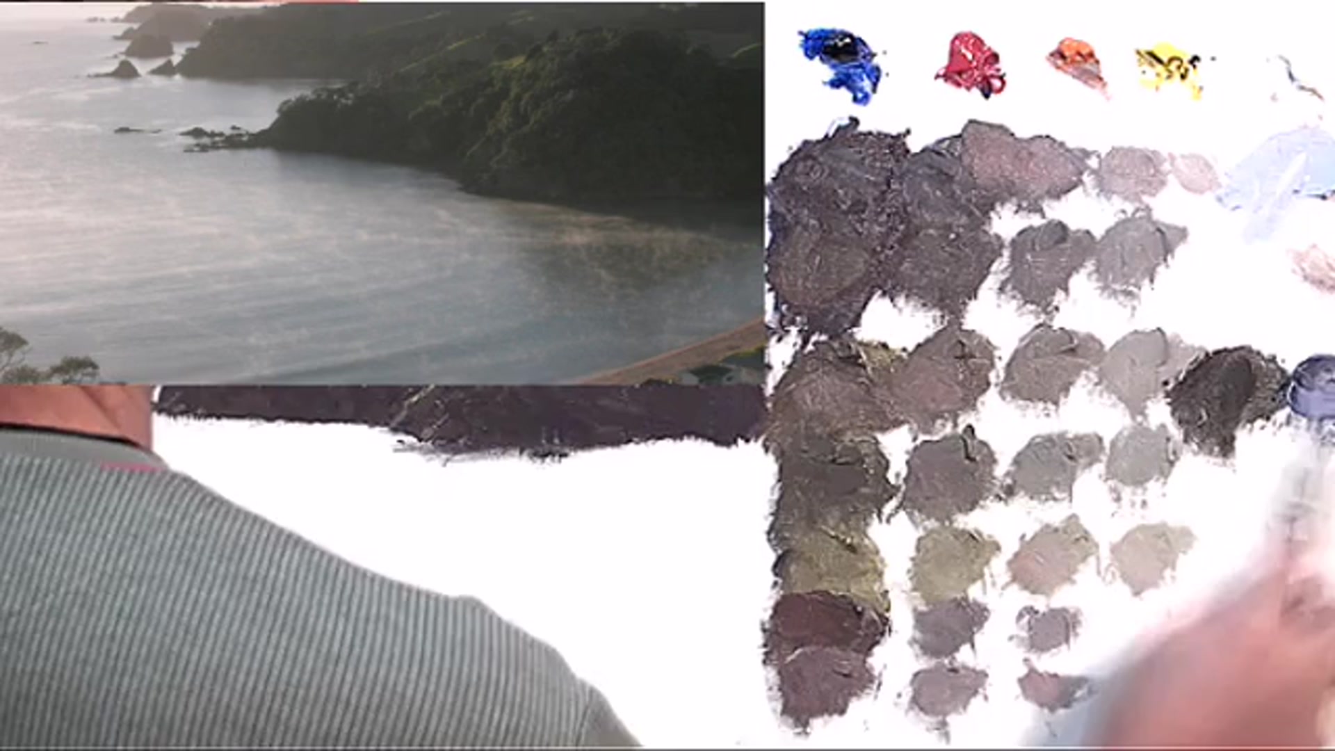 Step 18 — Handling Light and Dark Areas (video frame from the lesson)