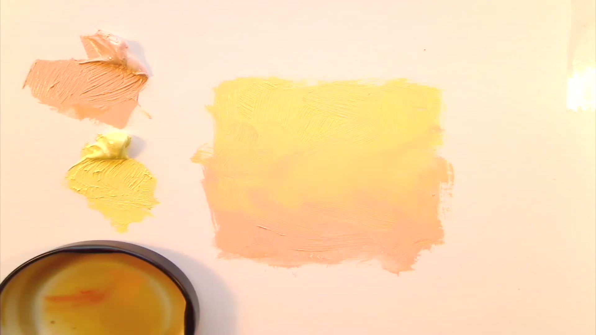 Step 3 — Glazing Technique (video frame from the lesson)