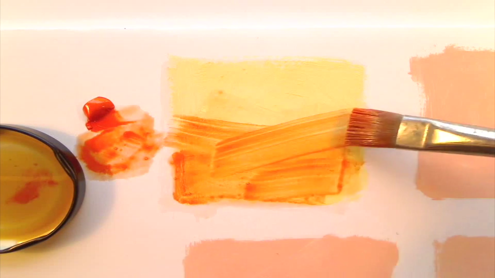 Step 4 — Layering Glazes (video frame from the lesson)