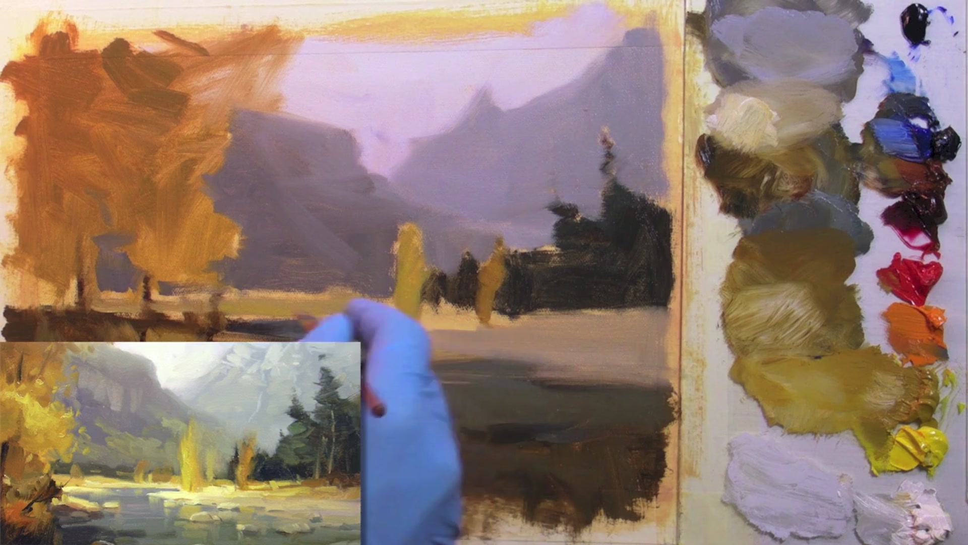 Step 13 — Color Differences in Video and Photo (video frame from the lesson)