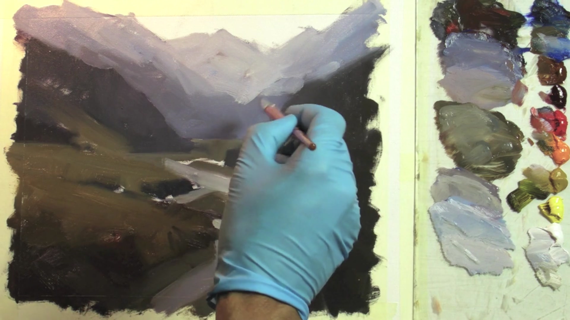 Step 13 — Design correction (video frame from the lesson)