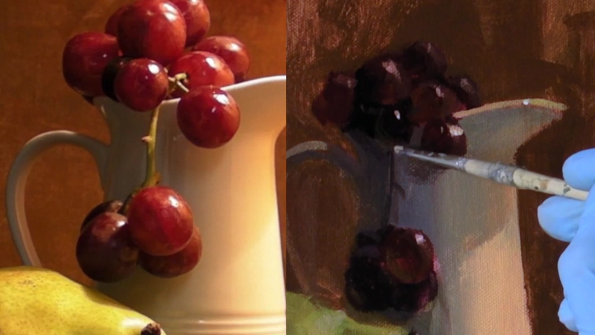 Step 13 — Final Touches and Wet on Wet Technique (video frame from the lesson)
