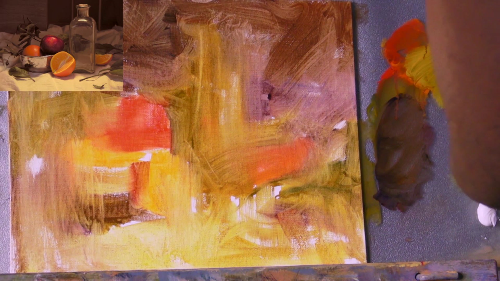 Step 4 — Setting Color Limits (video frame from the lesson)