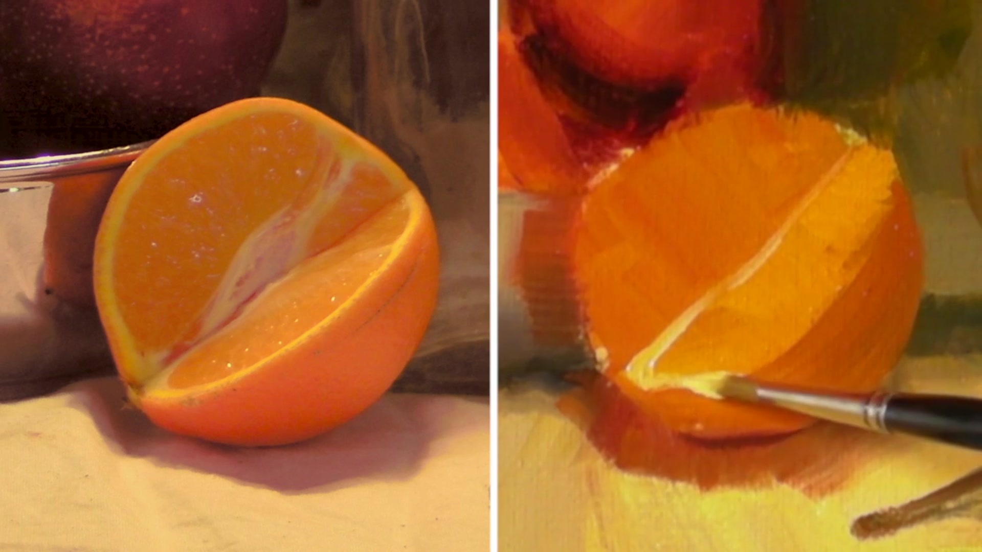 Step 11 — Adjusting Shadows and Highlights (video frame from the lesson)