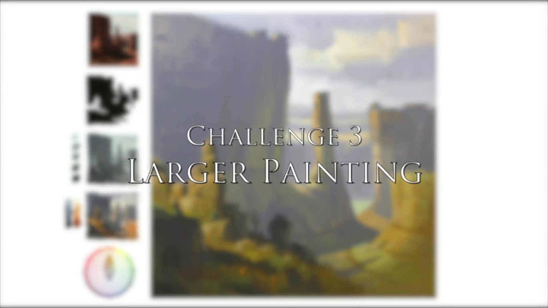 Step 9 — Preparing for the Final Painting (video frame from the lesson)