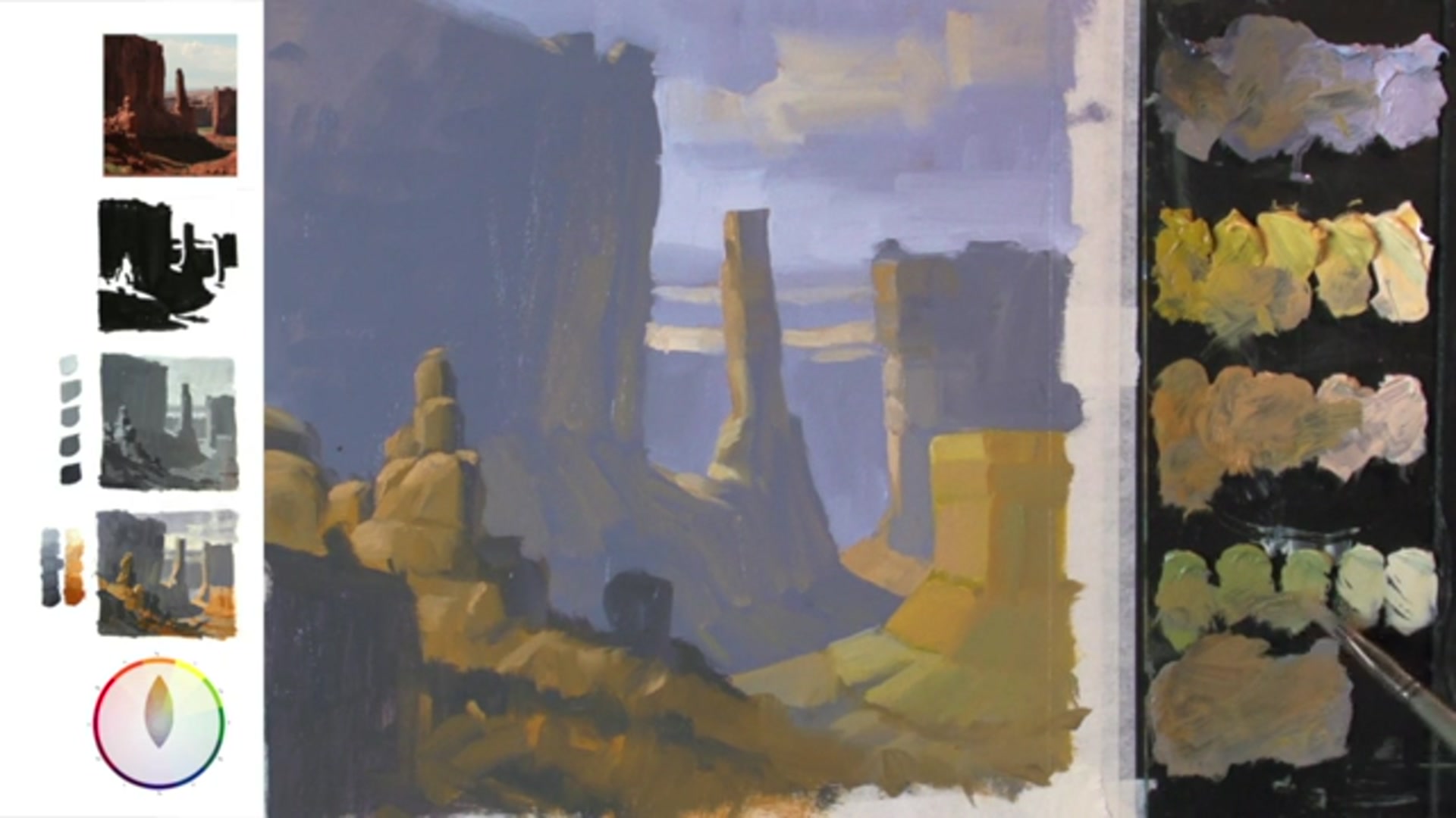 Step 15 — Adding Details and Texture (video frame from the lesson)
