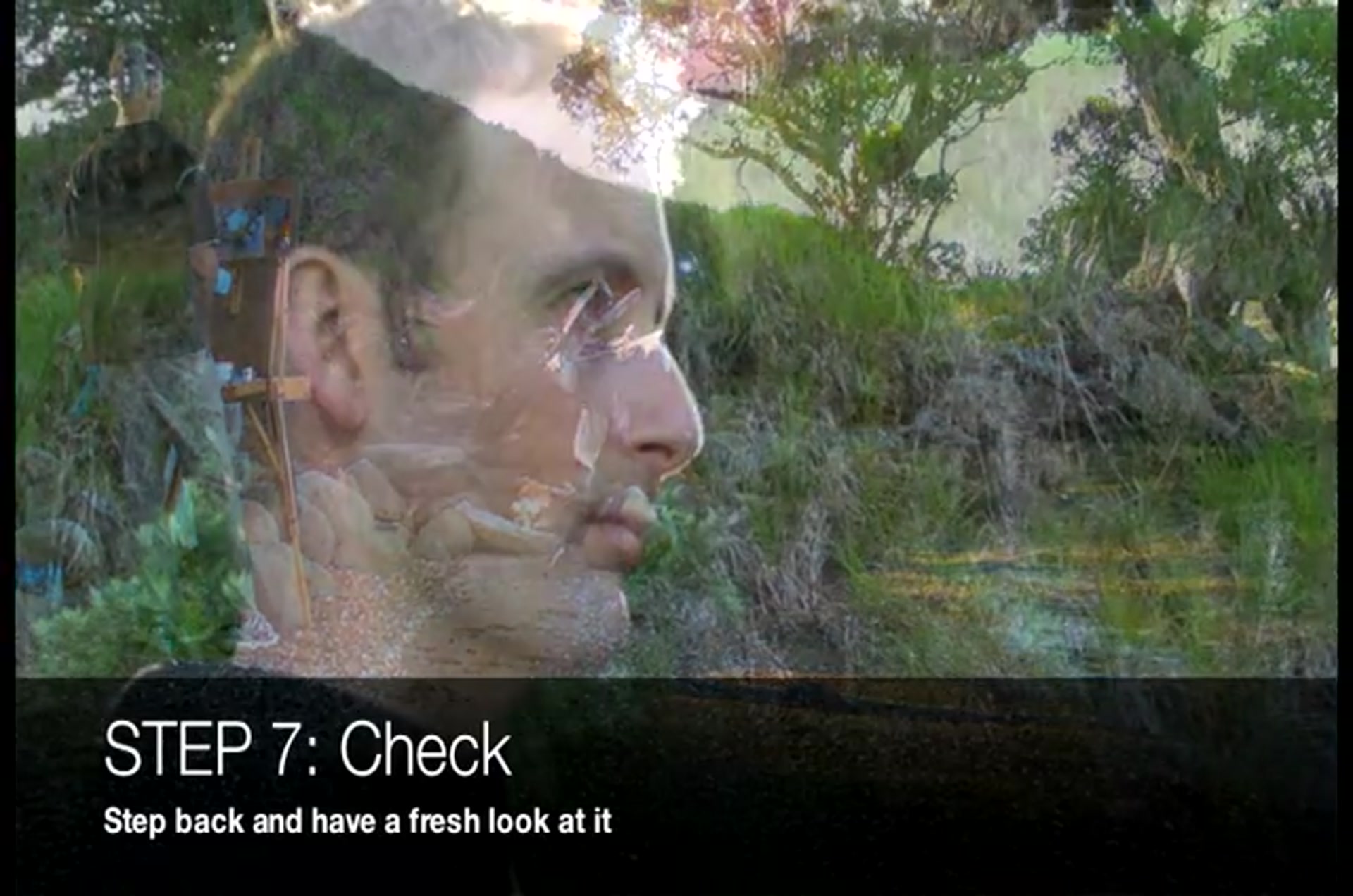 Step 11 — Center of Interest (video frame from the lesson)