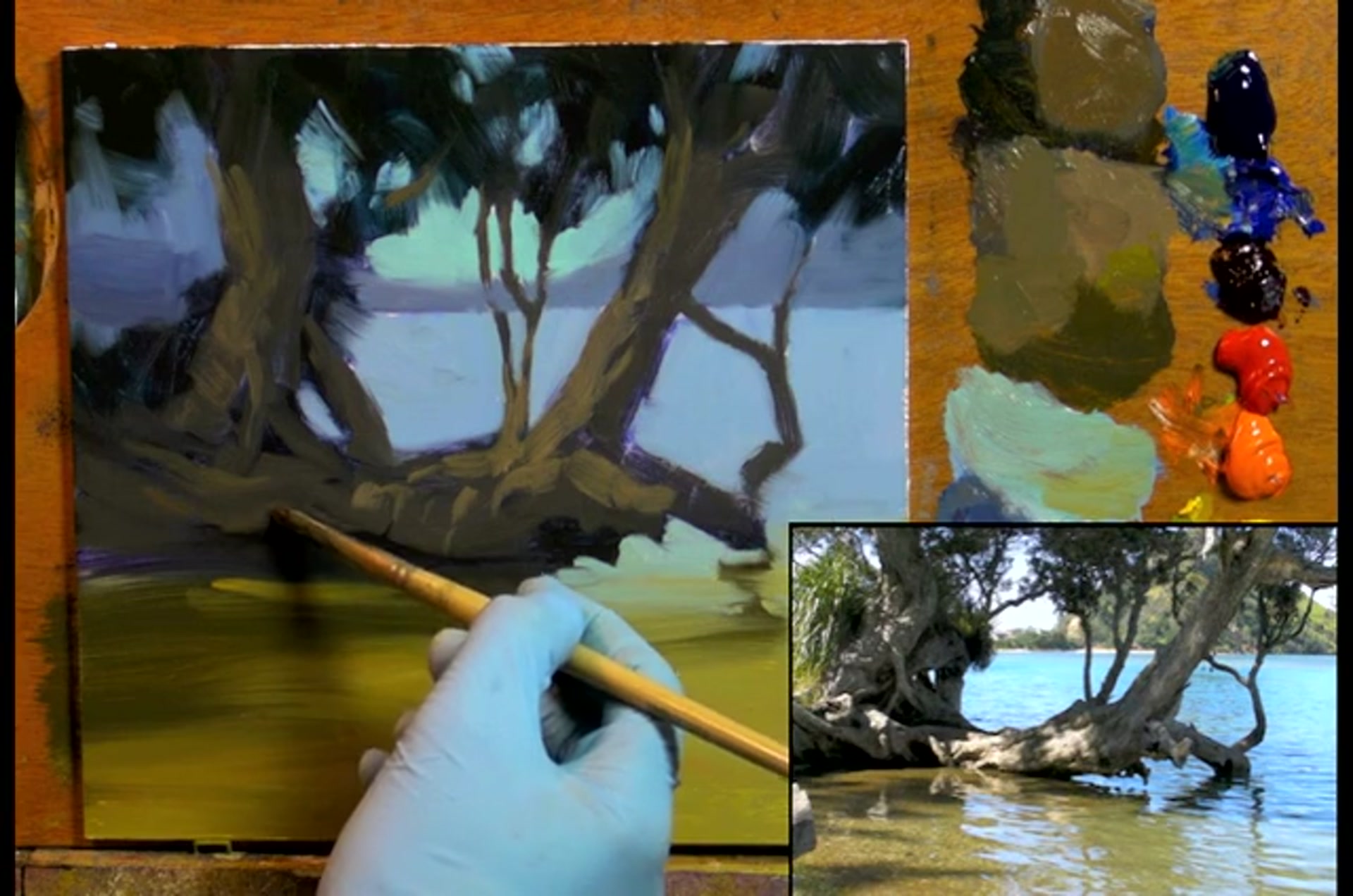 Step 14 — Reflected Lights and Edge Planes (video frame from the lesson)