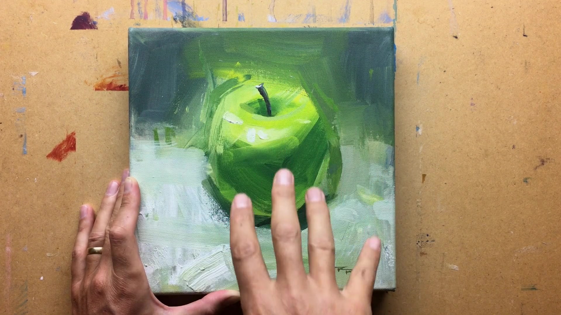 Step 3 — Glowing Color in Figure Studies (video frame from the lesson)