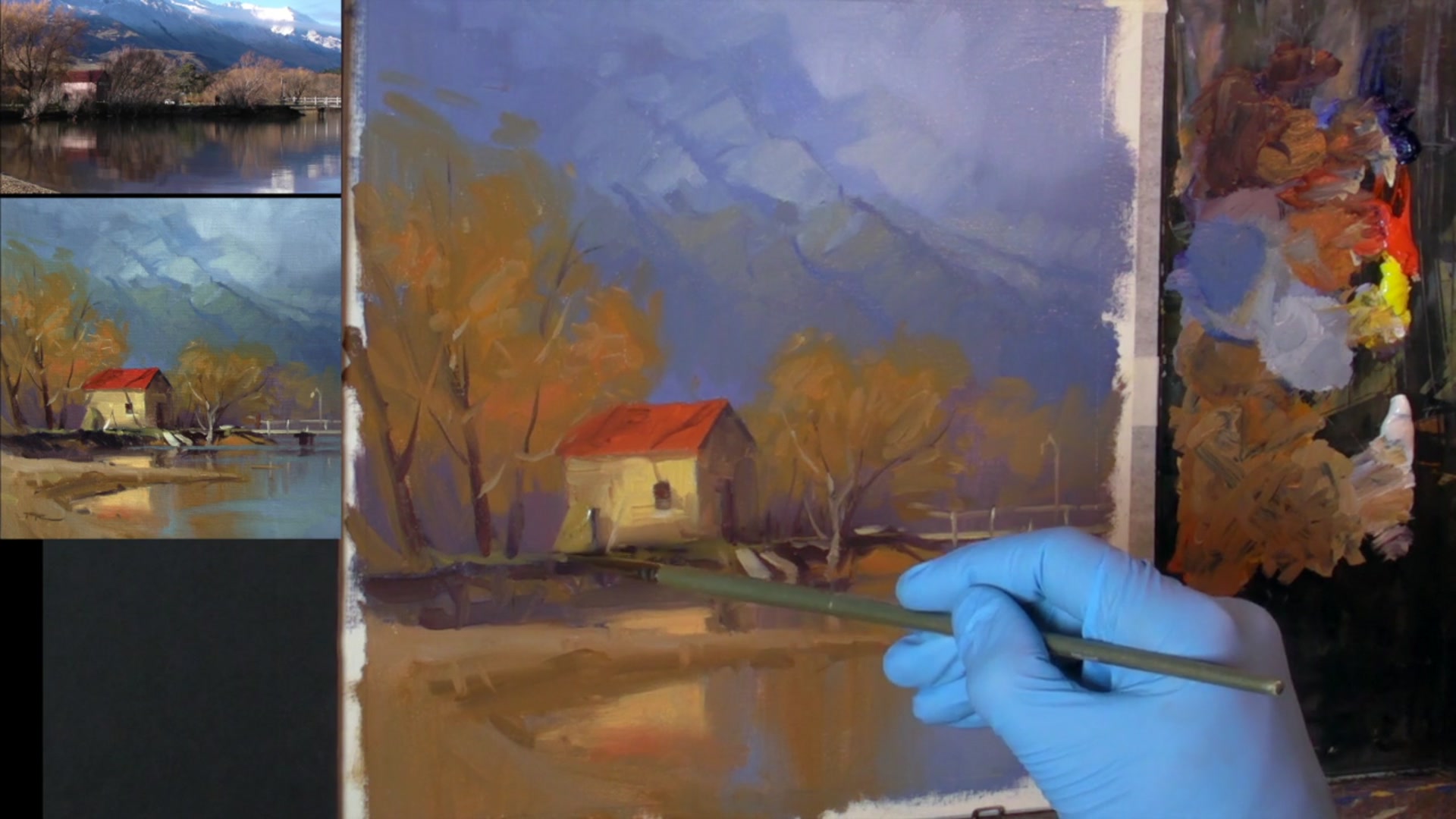 Step 12 — Enhancing Contrast (video frame from the lesson)