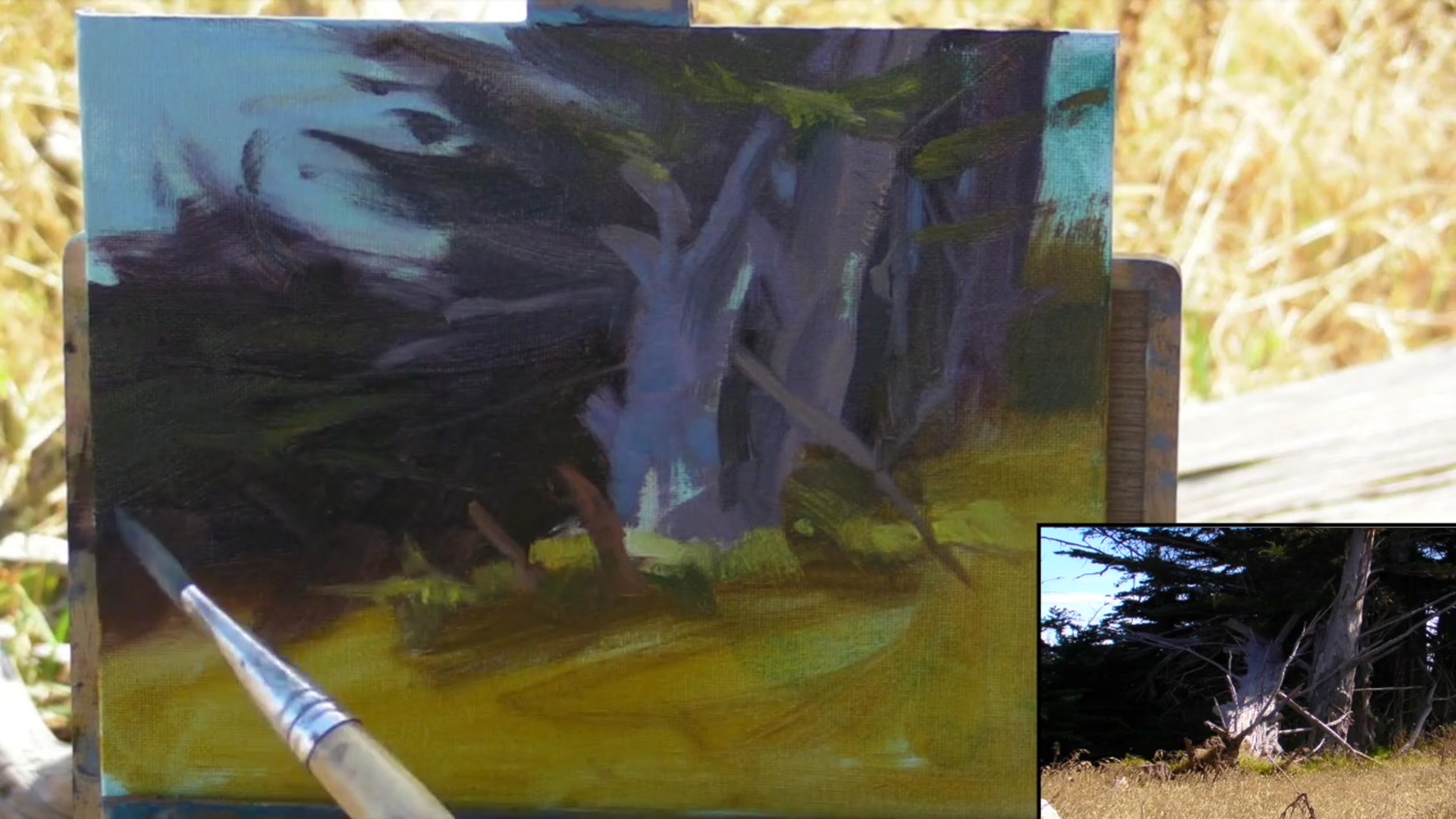 Step 23 — Editing and Mixing Colors (video frame from the lesson)