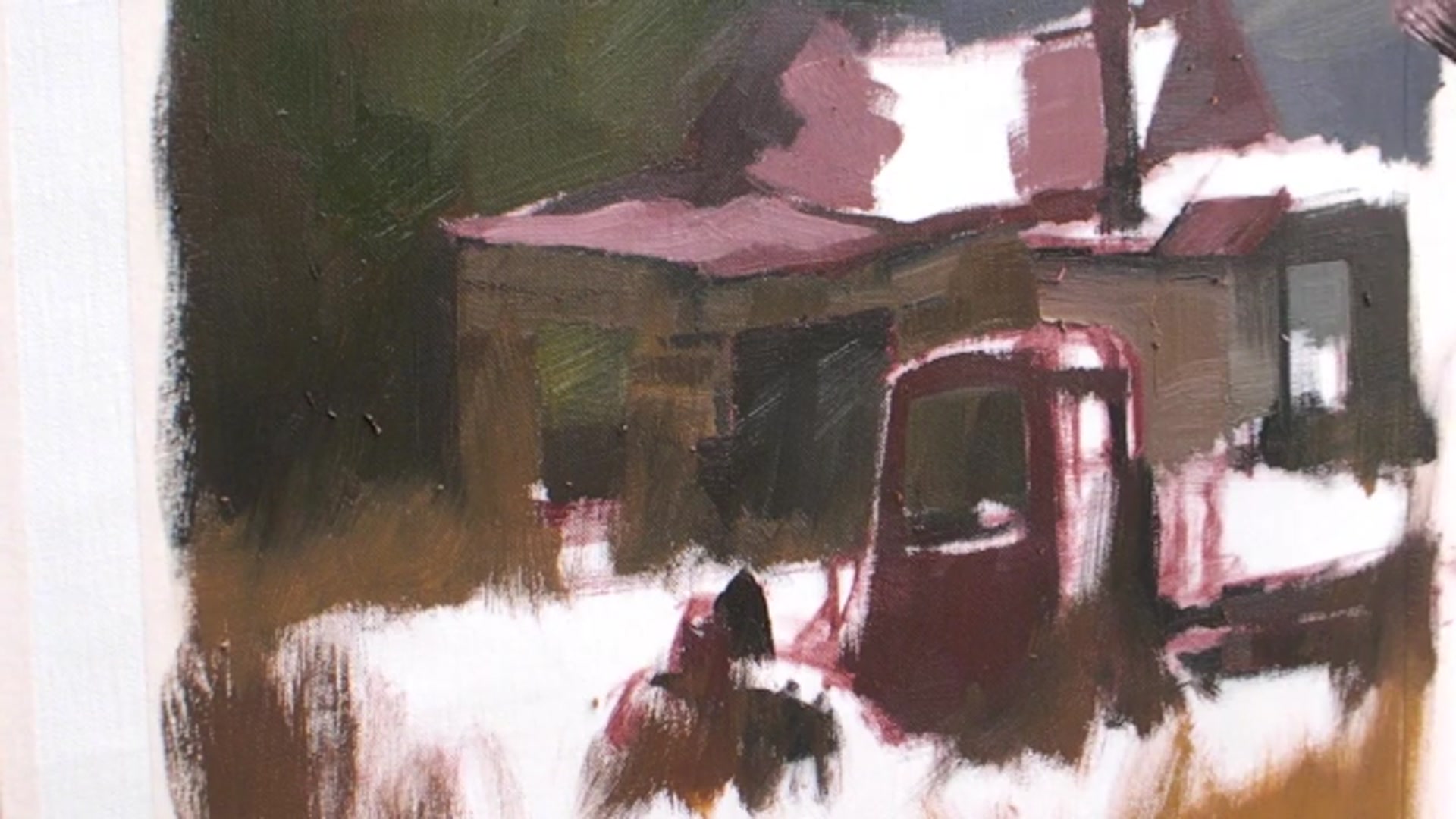 Step 19 — Mixing Simple Colors (video frame from the lesson)