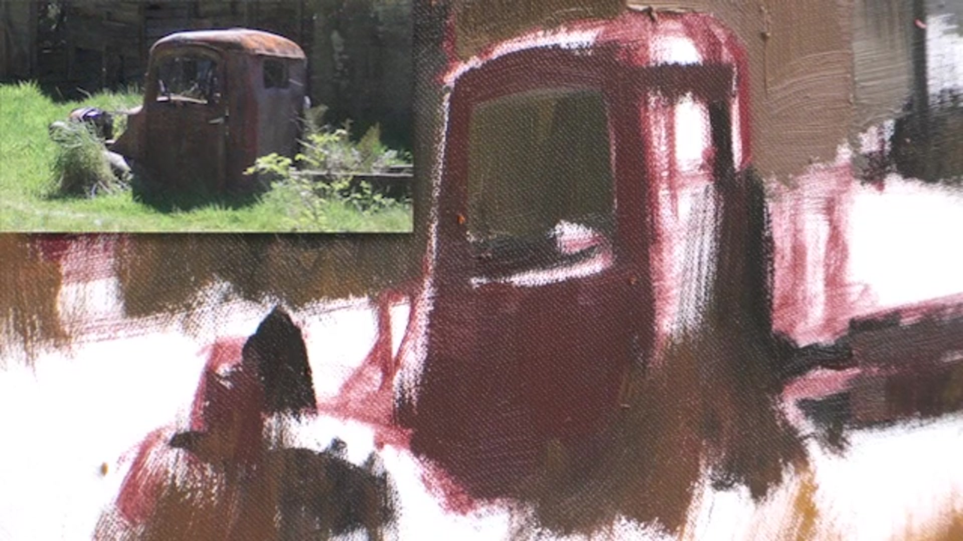 Step 22 — Painting the Truck (video frame from the lesson)