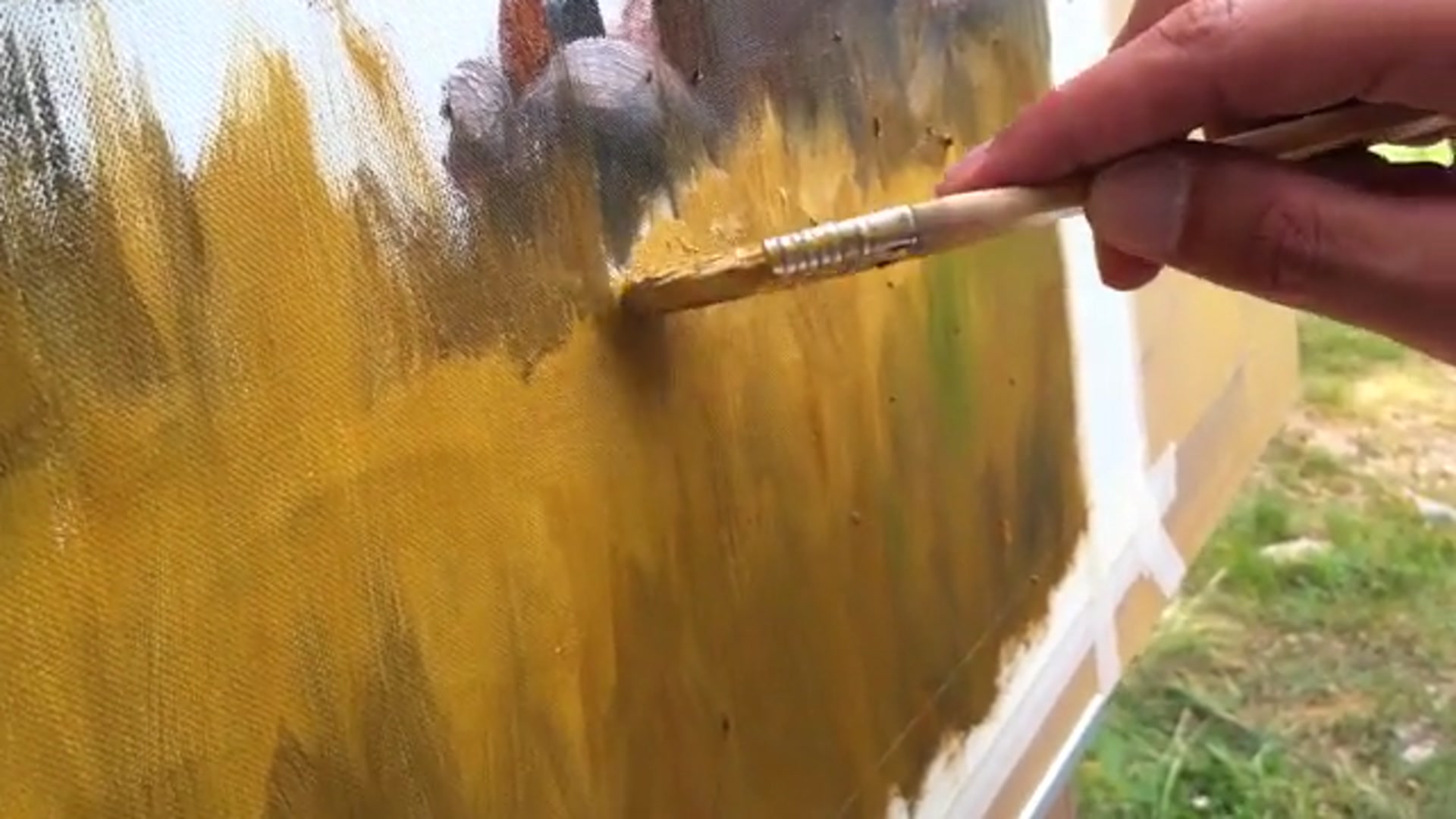 Step 24 — Blending Techniques (video frame from the lesson)