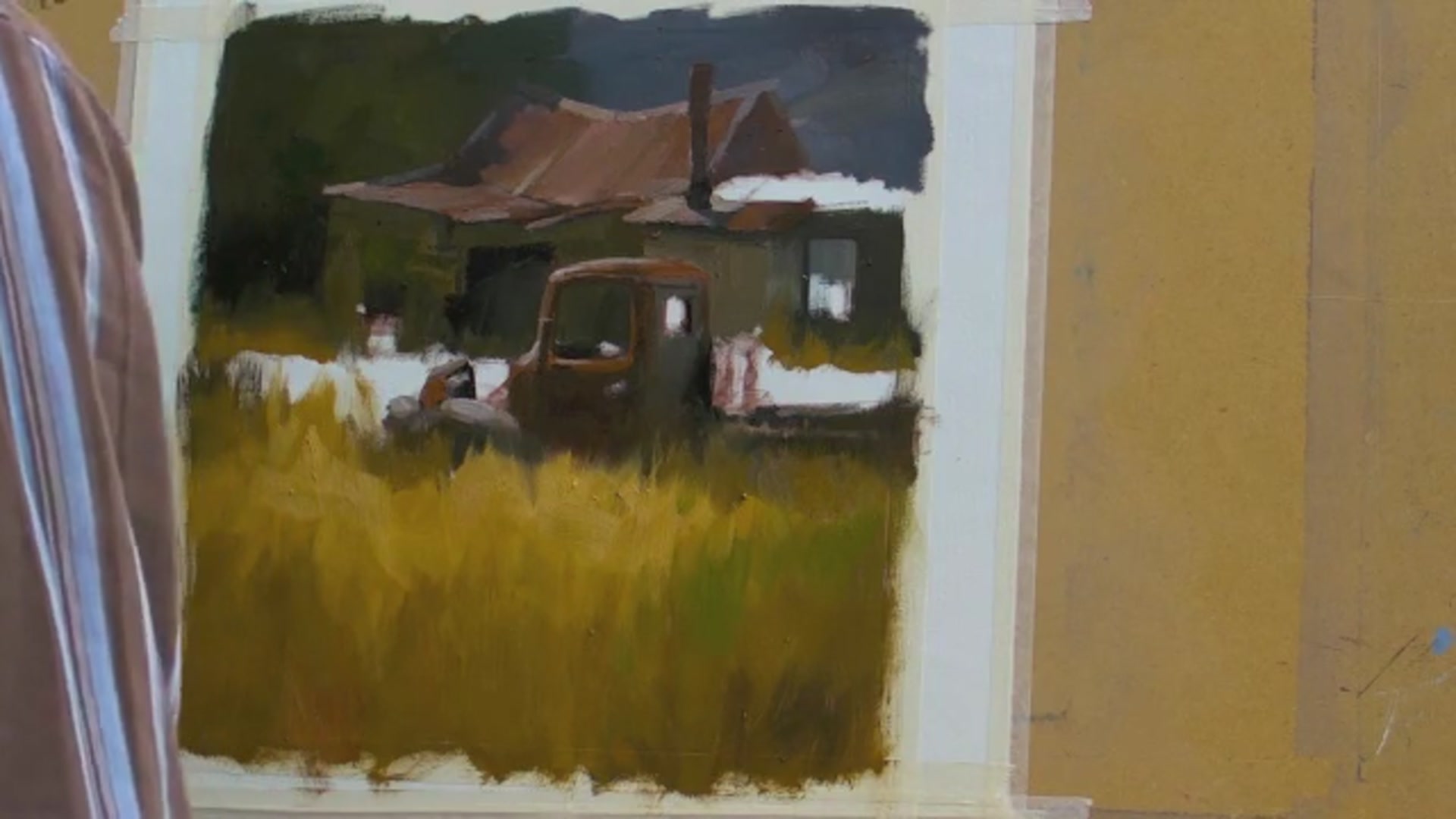 Step 25 — Staying Loose (video frame from the lesson)