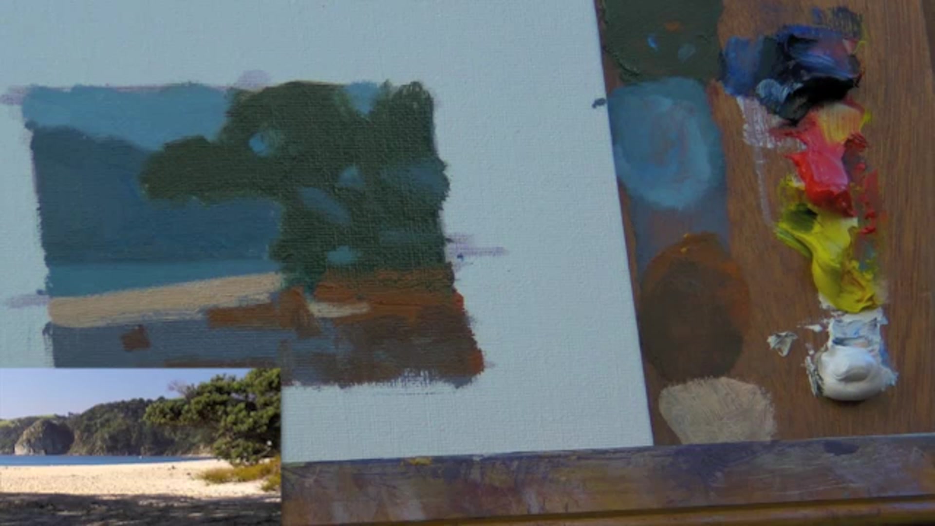 Step 10 — Final touches and review (video frame from the lesson)