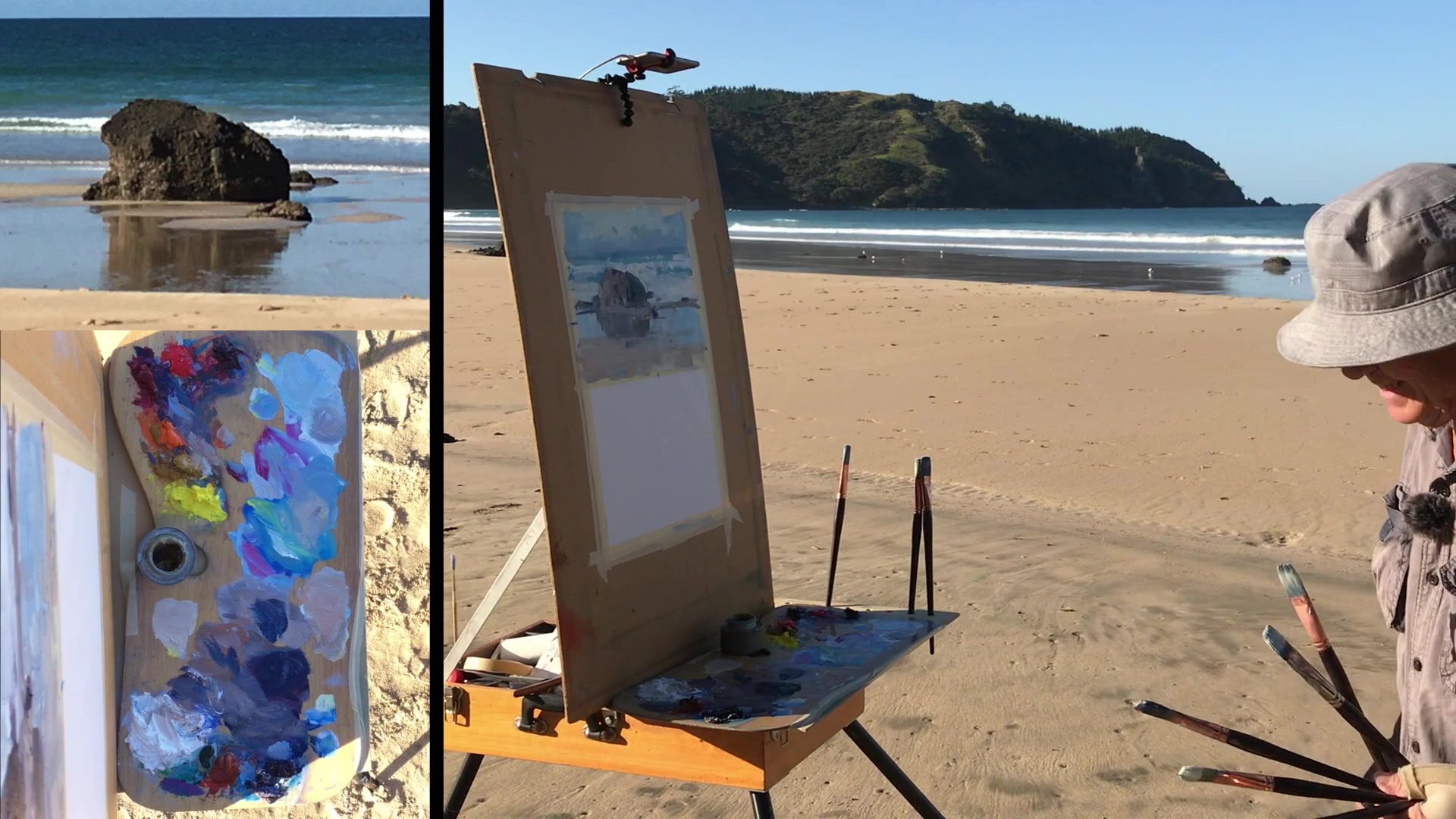 Step 5 — Choosing a New Scene (video frame from the lesson)