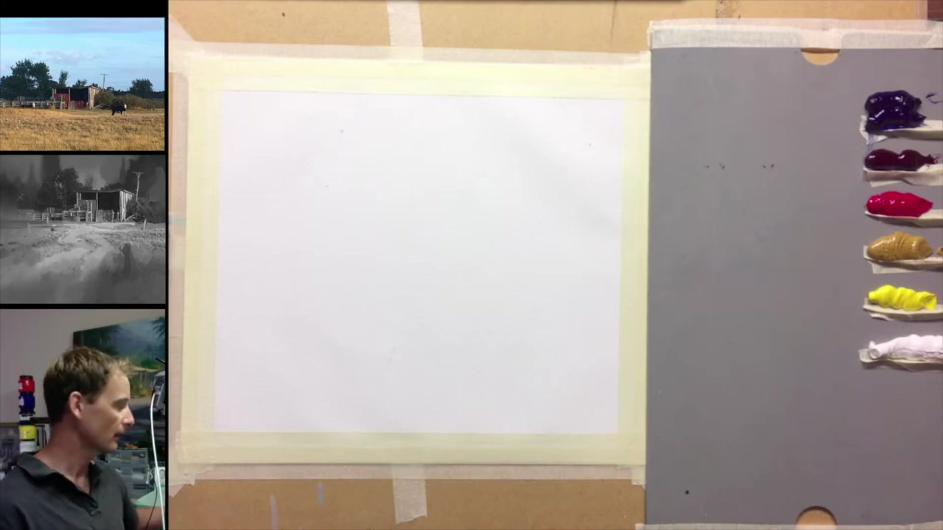 Step 2 — Canvas and Composition (video frame from the lesson)