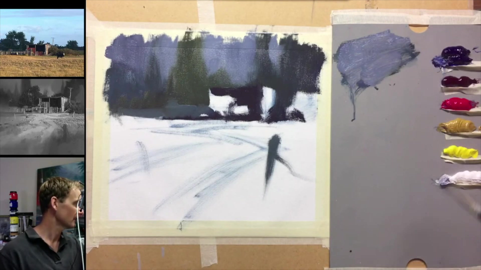Step 13 — Trusting the Painting Process (video frame from the lesson)