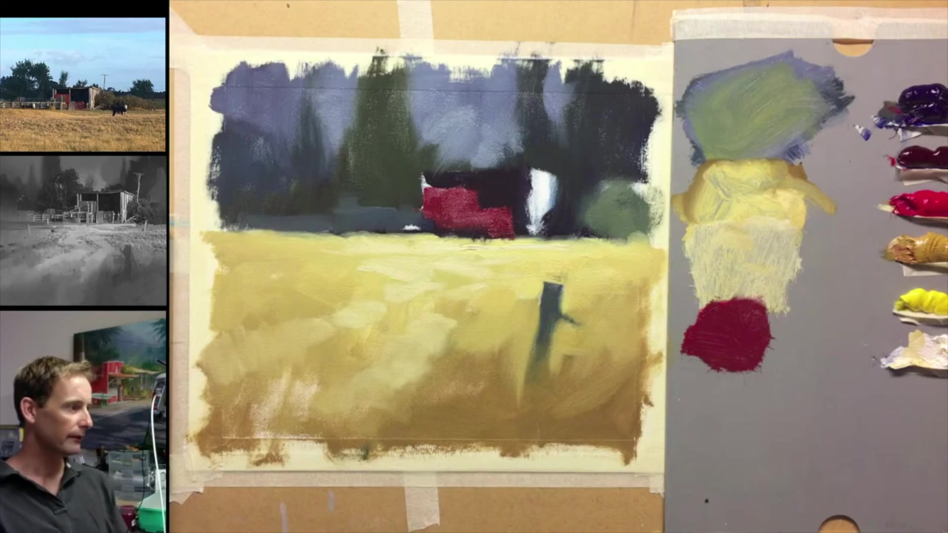 Step 23 — Brush Pressure and Technique (video frame from the lesson)