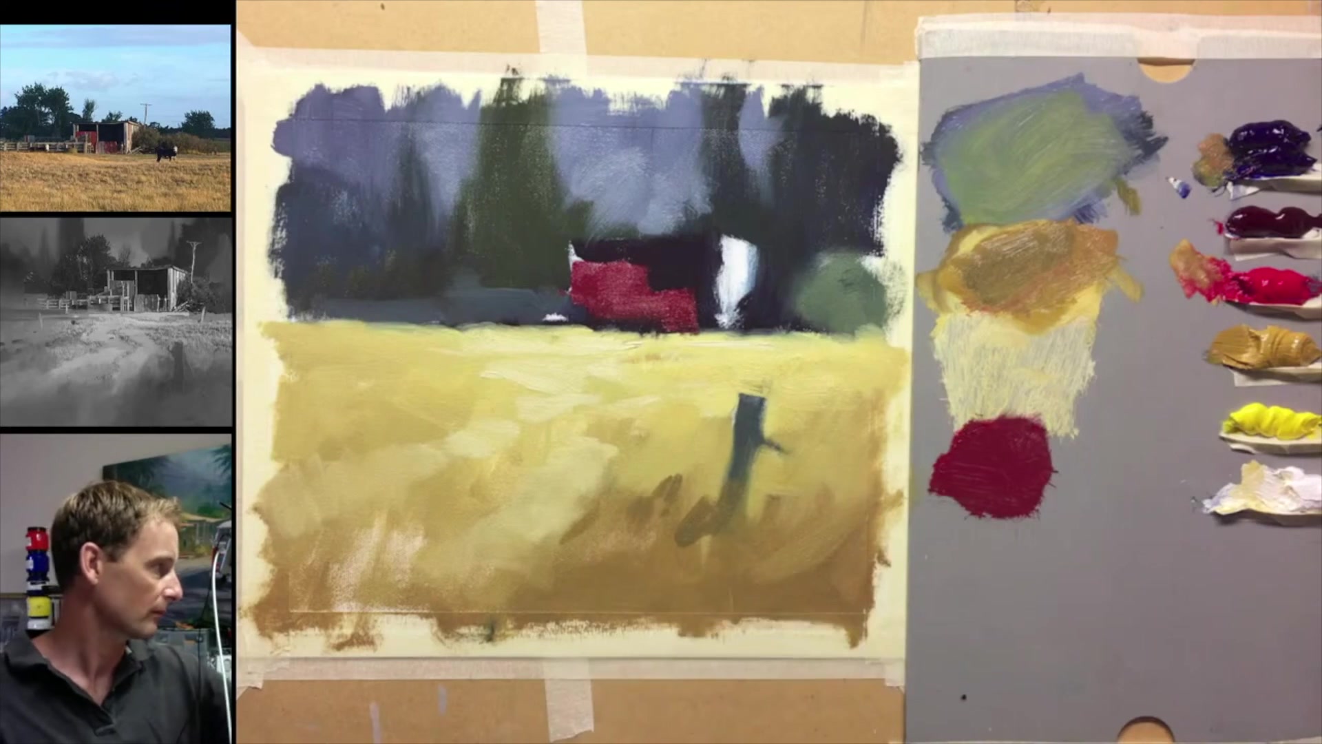 Step 26 — Lighting Effects and Background (video frame from the lesson)