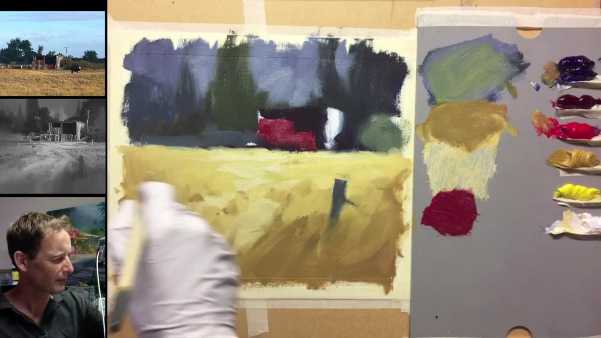 Step 29 — Bristle vs Synthetic Brushes (video frame from the lesson)